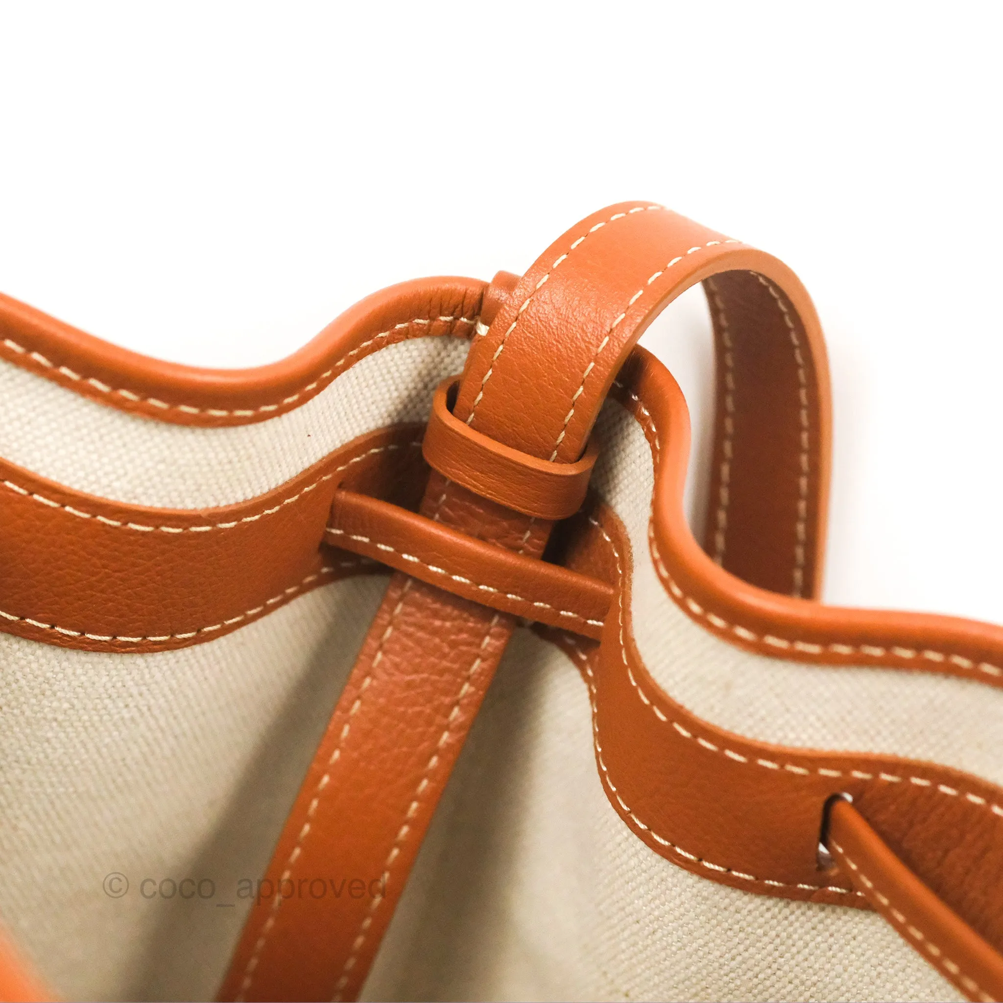 Goyard Petit Flot Bucket Bag Black & Tan Goyardine