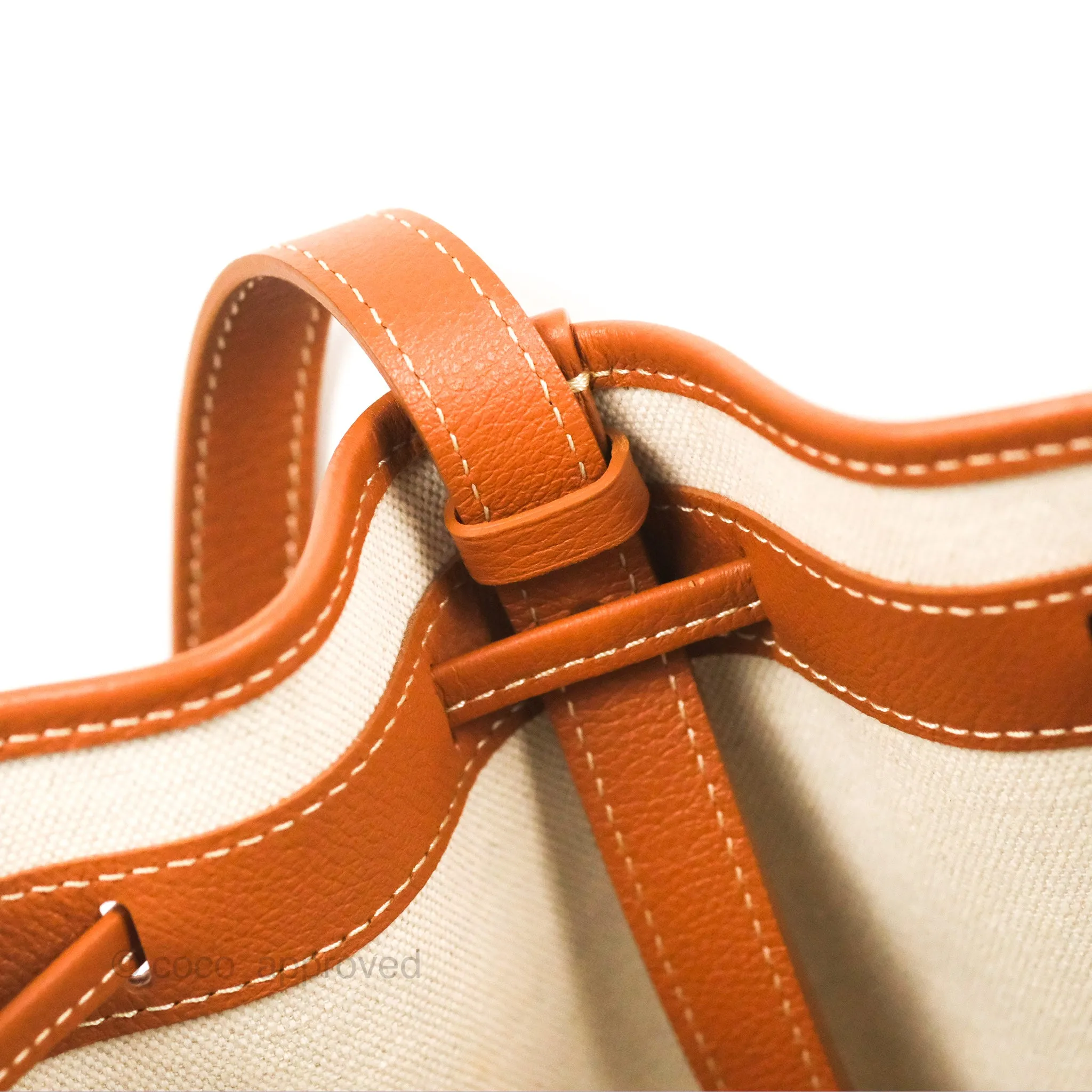 Goyard Petit Flot Bucket Bag Black & Tan Goyardine