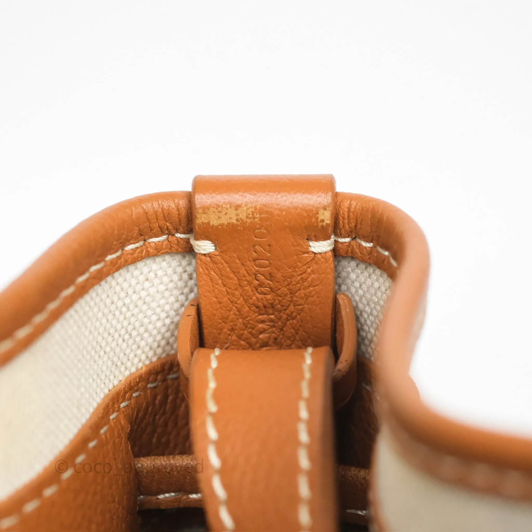 Goyard Petit Flot Bucket Bag Black & Tan Goyardine