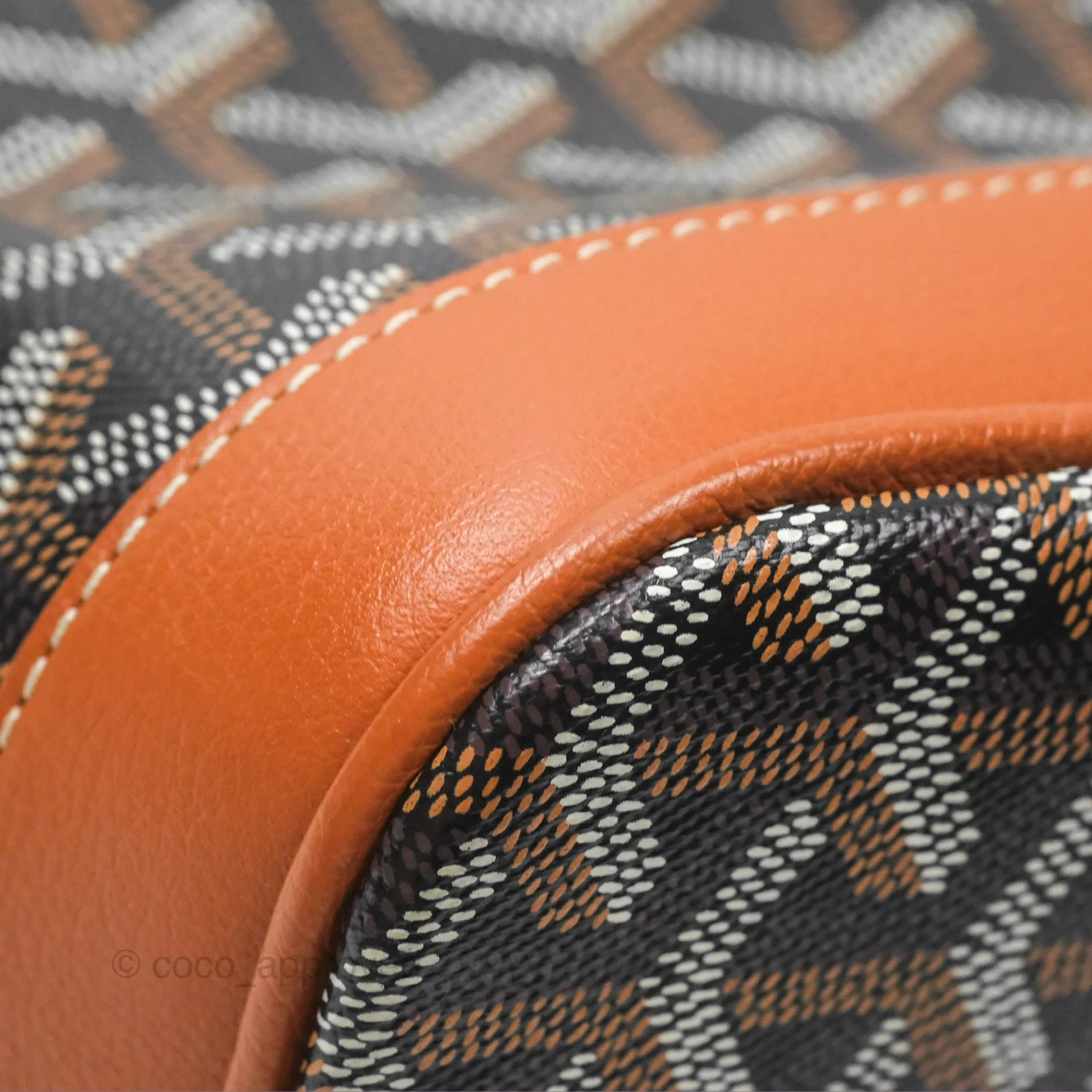 Goyard Petit Flot Bucket Bag Black & Tan Goyardine