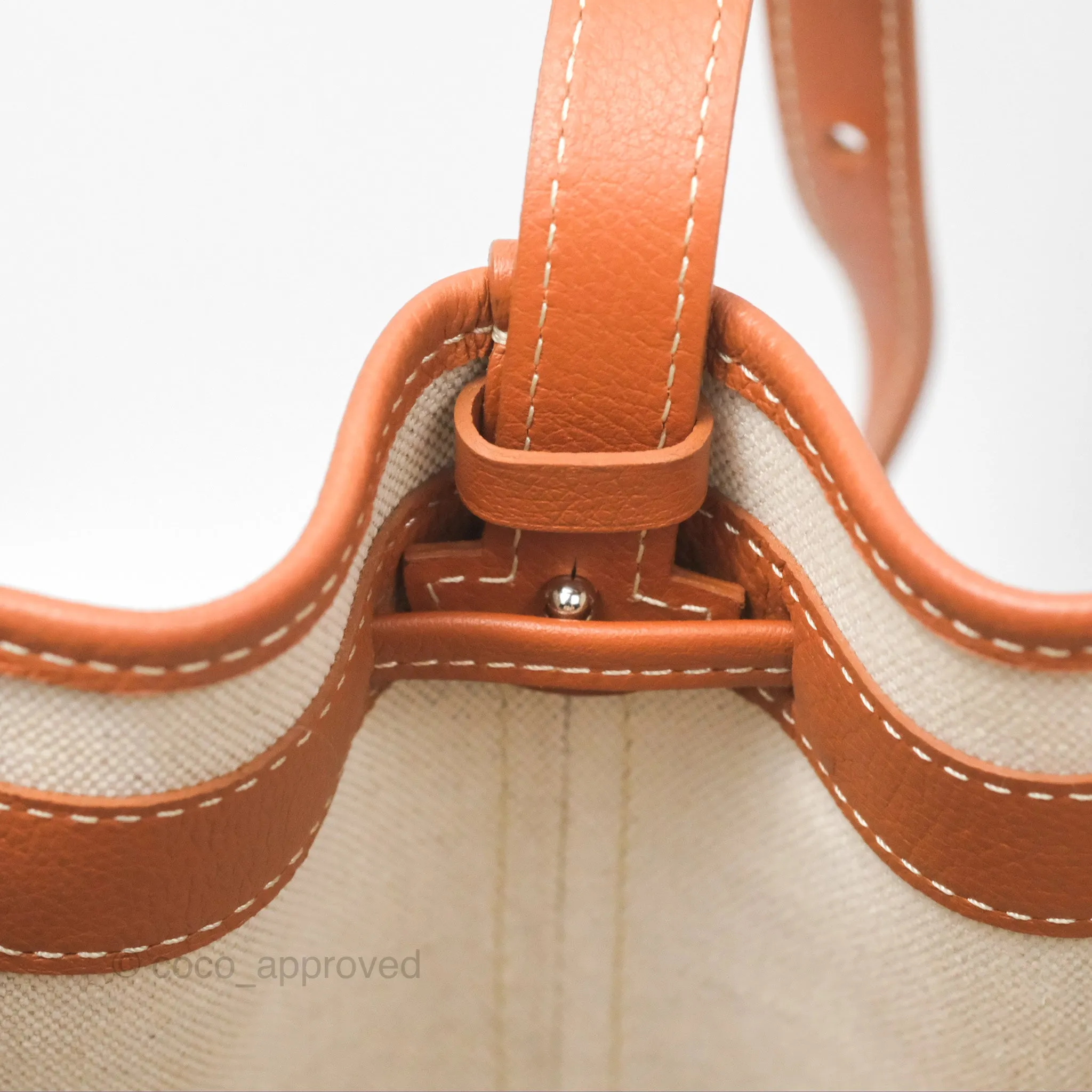 Goyard Petit Flot Bucket Bag Black & Tan Goyardine