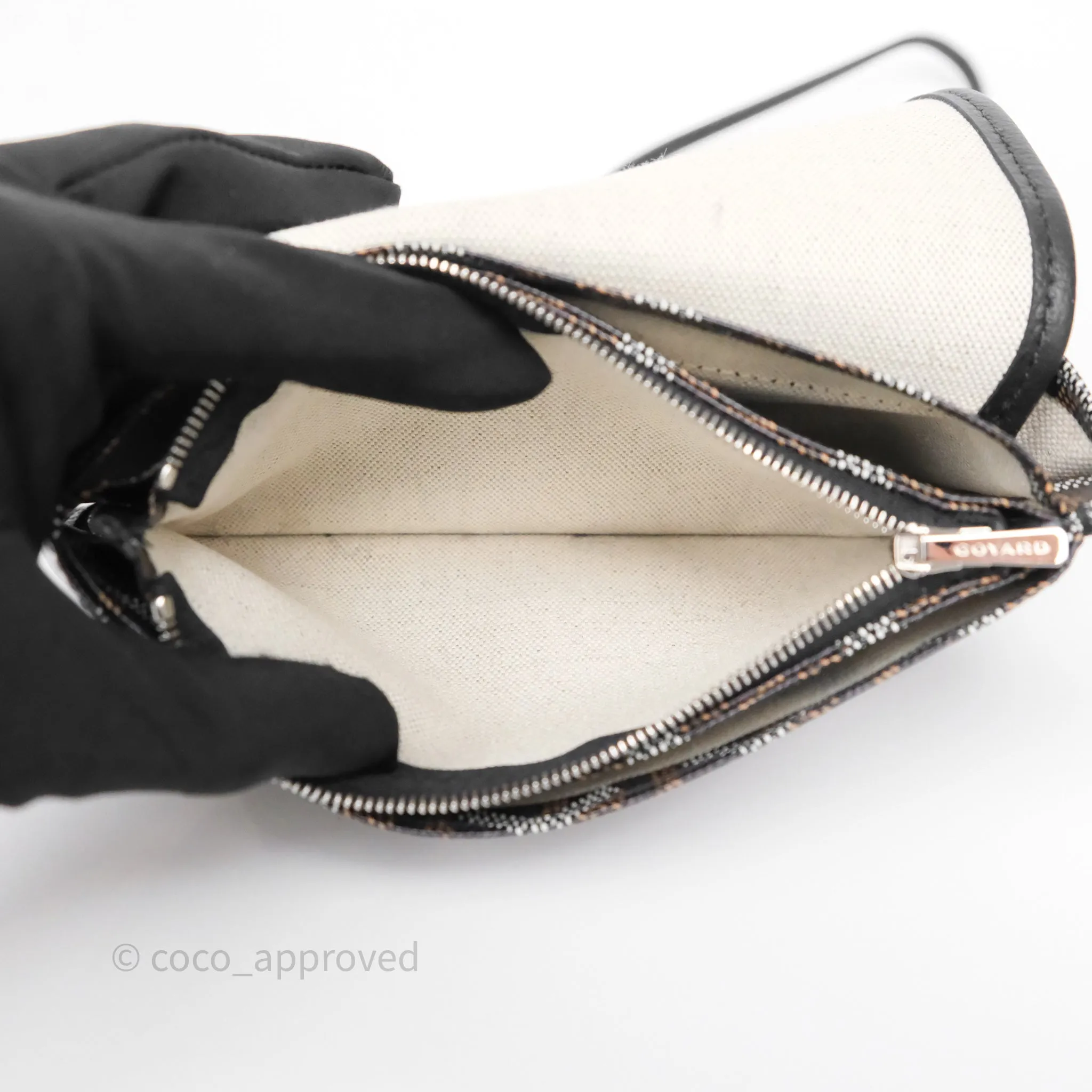 Goyard Plumet Pocket Wallet Black