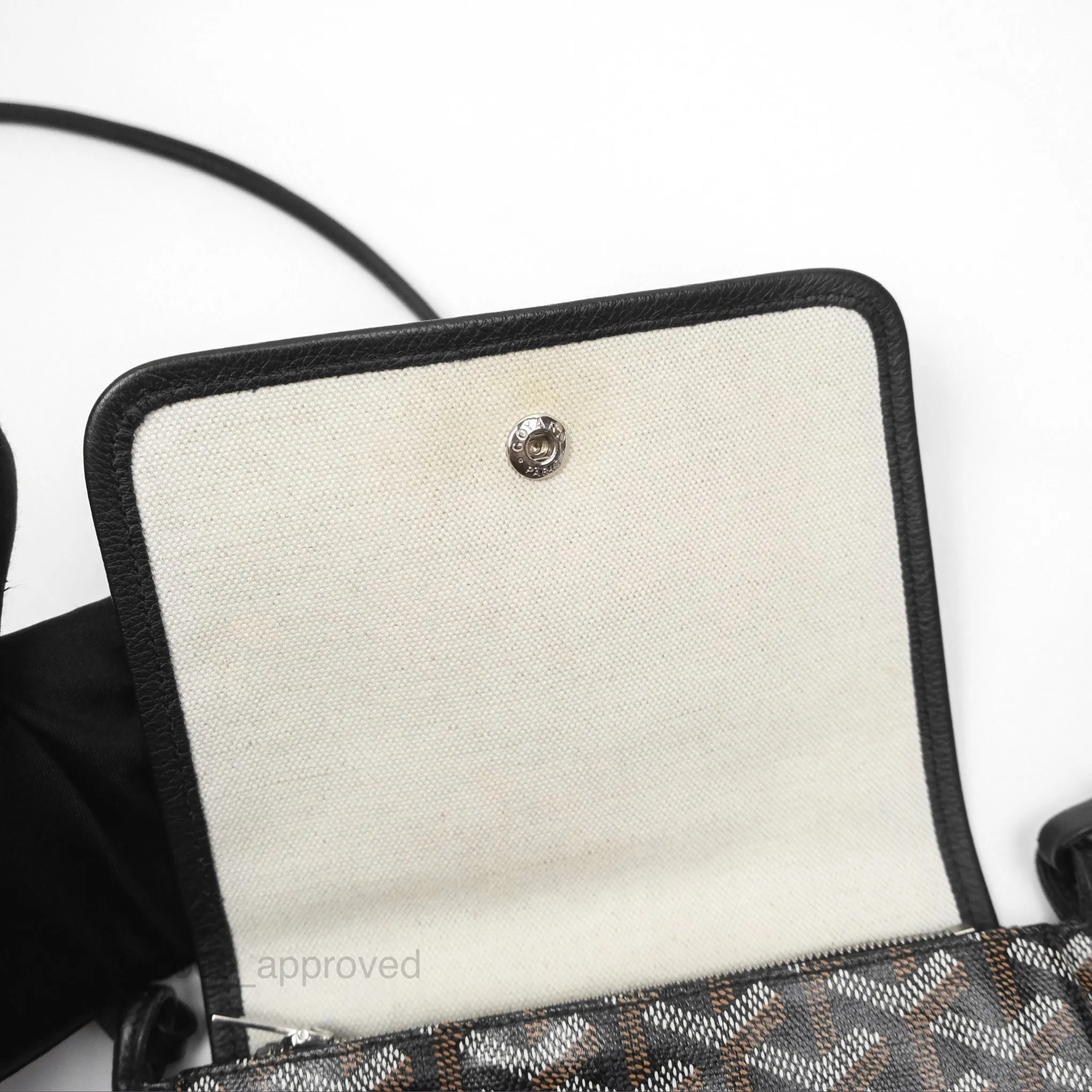 Goyard Plumet Pocket Wallet Black