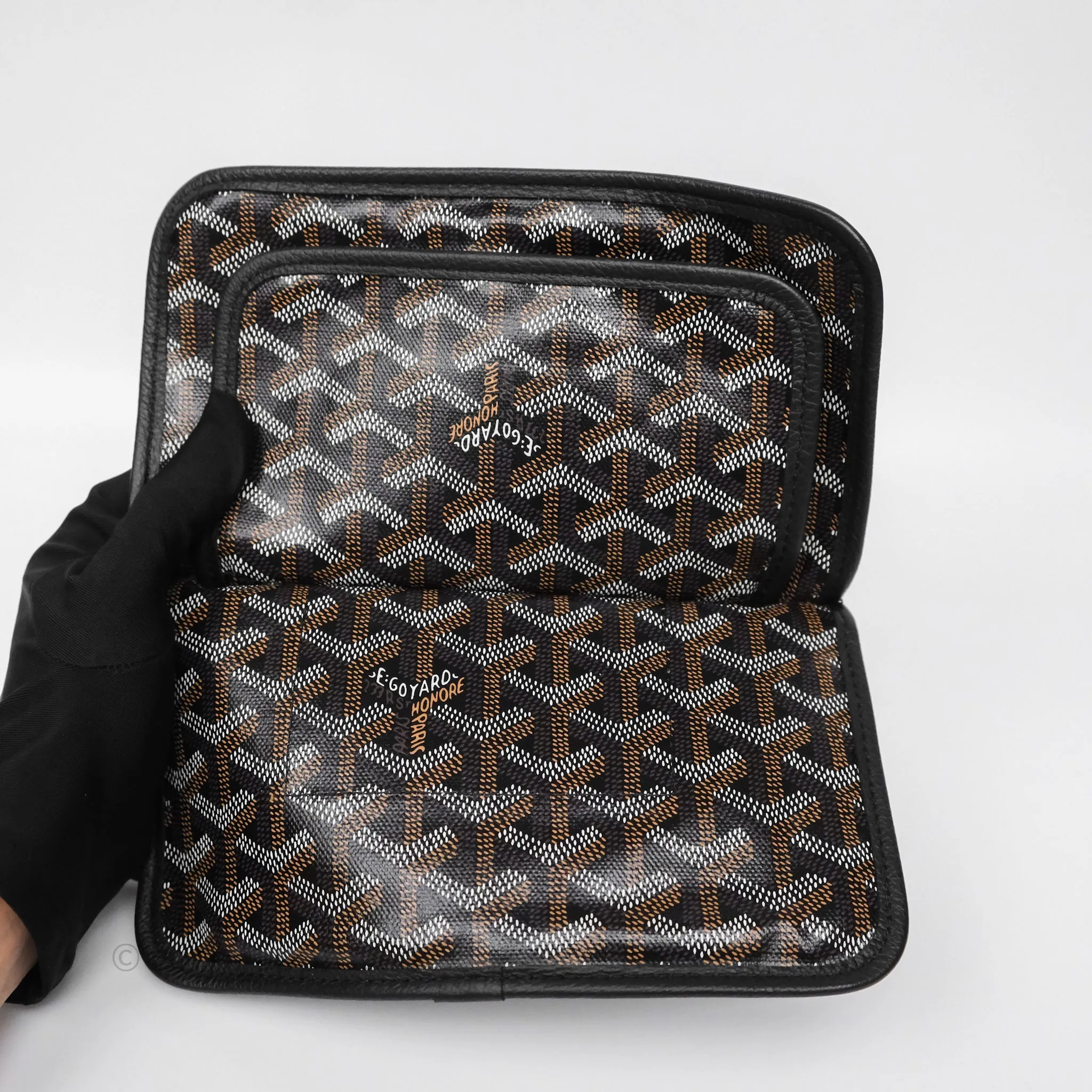 Goyard Plumet Pocket Wallet Black