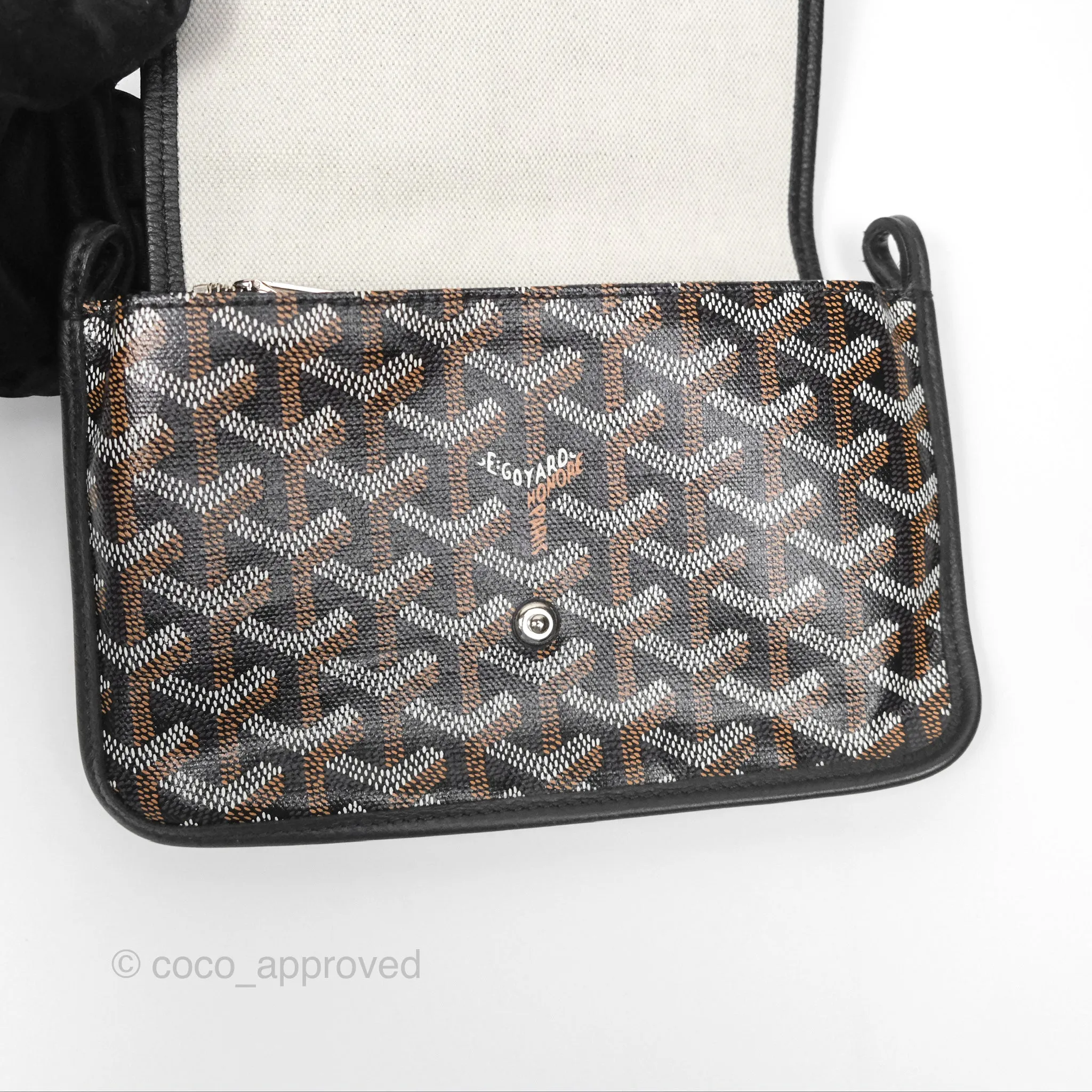 Goyard Plumet Pocket Wallet Black