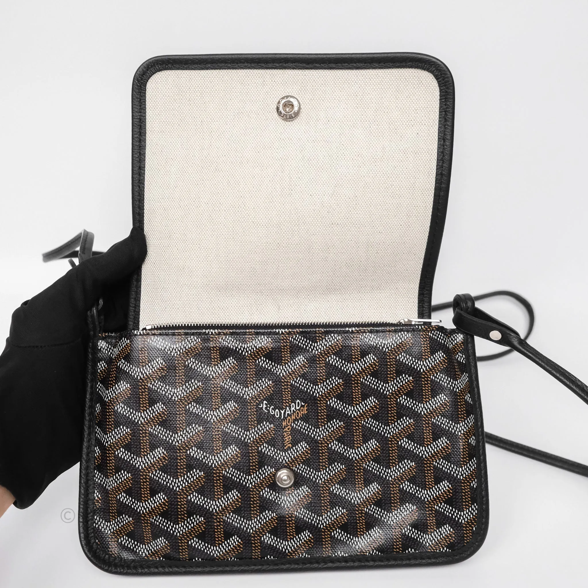 Goyard Plumet Pocket Wallet Black
