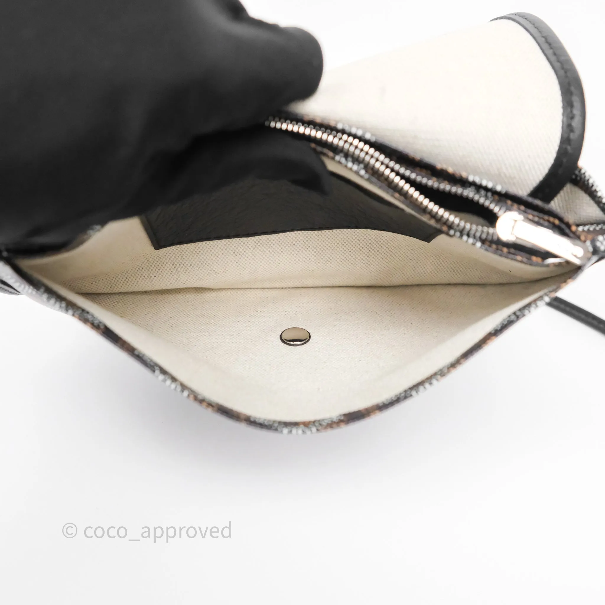 Goyard Plumet Pocket Wallet Black