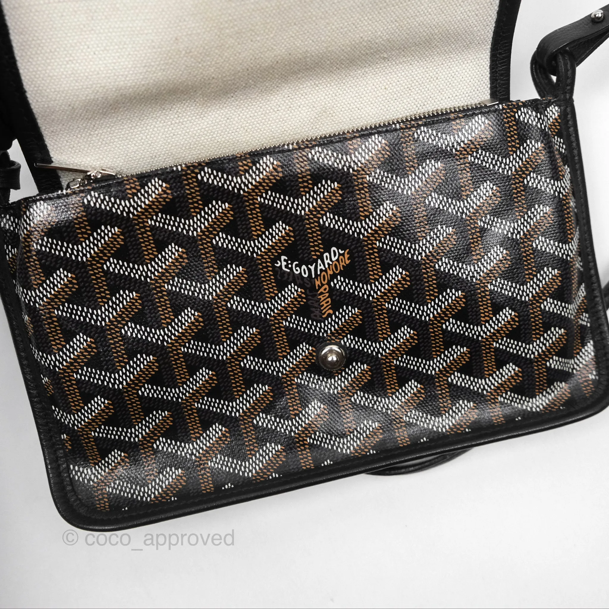 Goyard Plumet Pocket Wallet Black