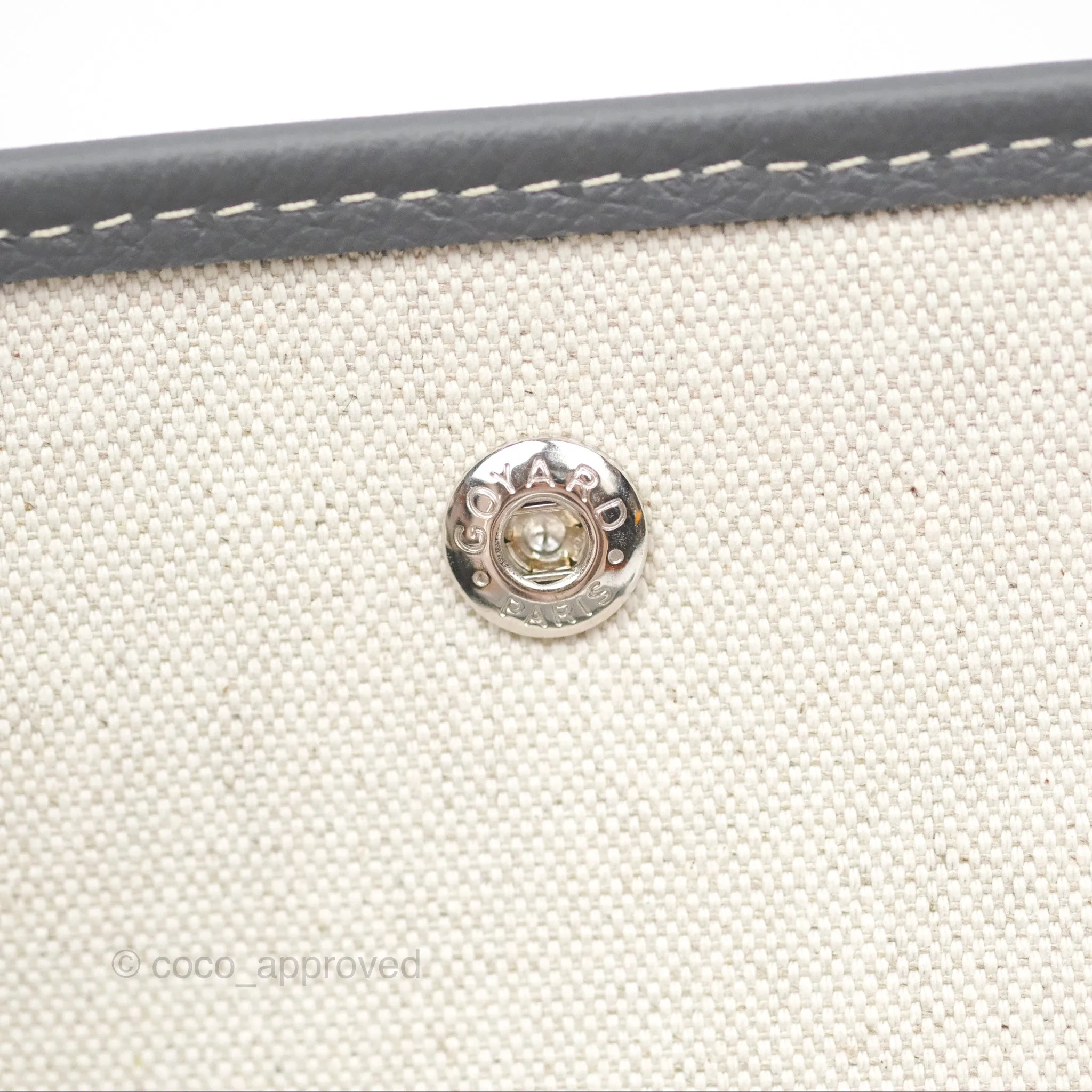 Goyard Plumet Pocket Wallet Grey Goyardine Canvas