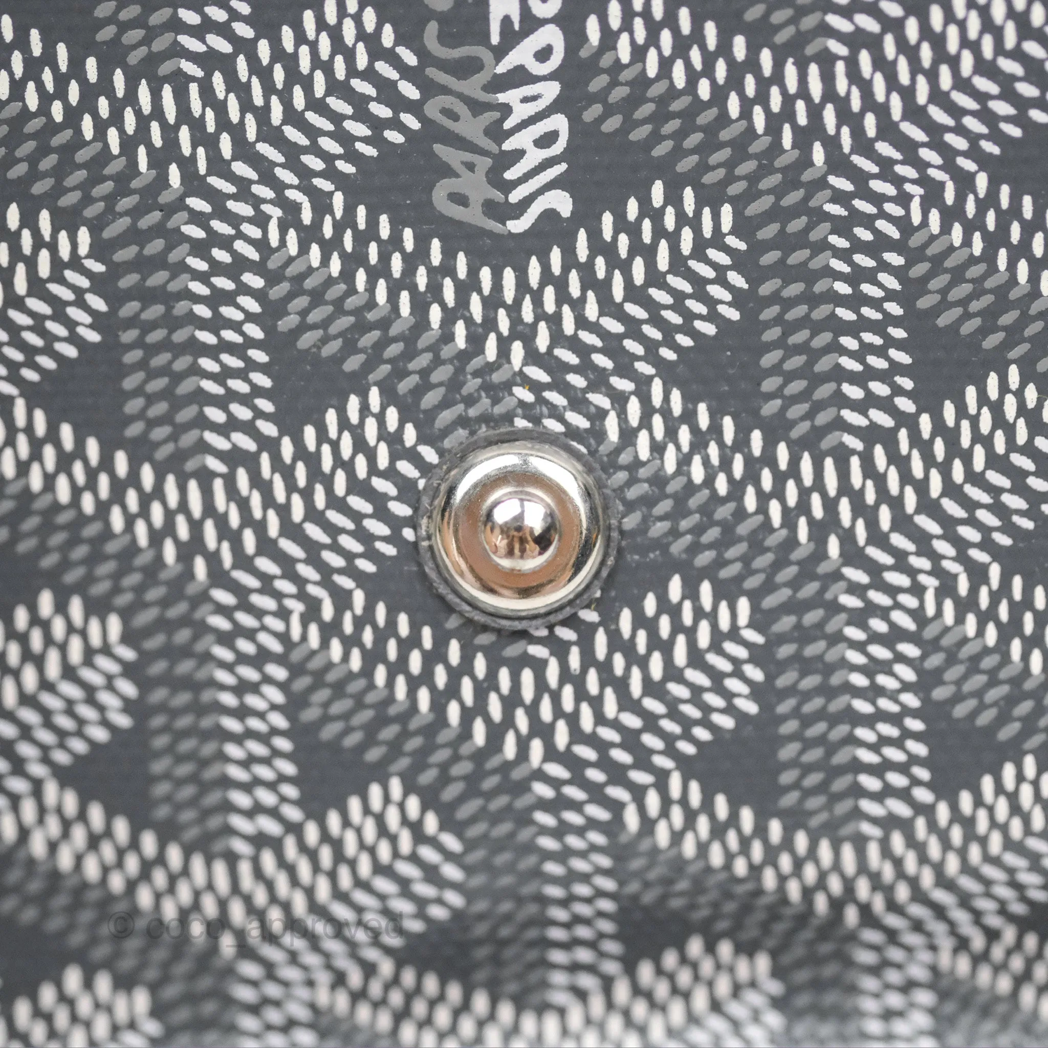 Goyard Plumet Pocket Wallet Grey Goyardine Canvas