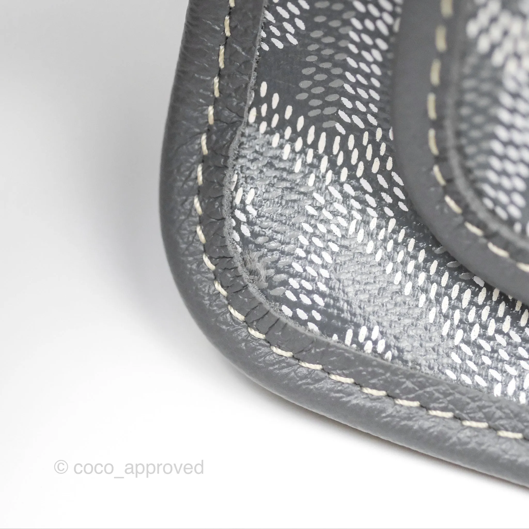 Goyard Plumet Pocket Wallet Grey Goyardine Canvas