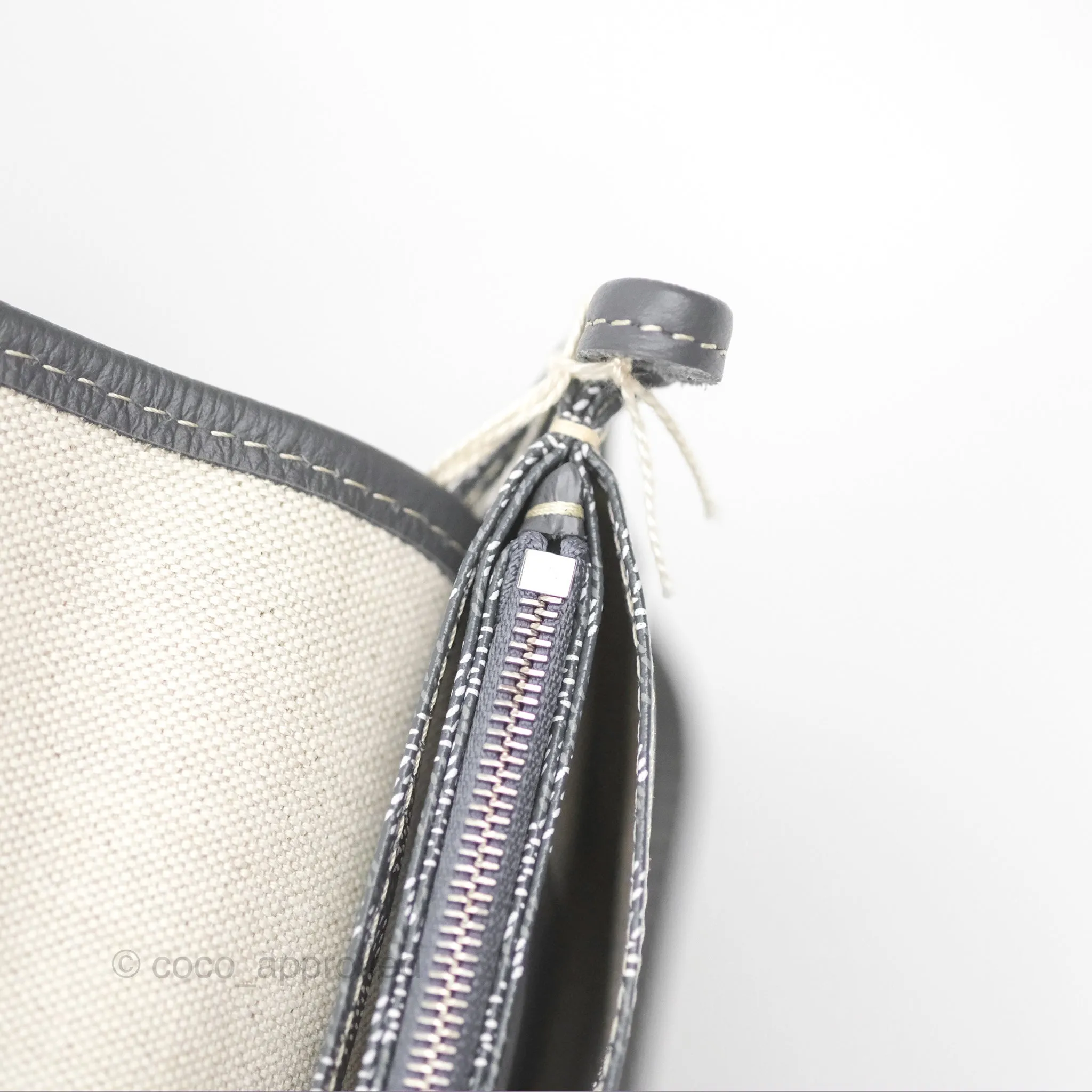 Goyard Plumet Pocket Wallet Grey Goyardine Canvas