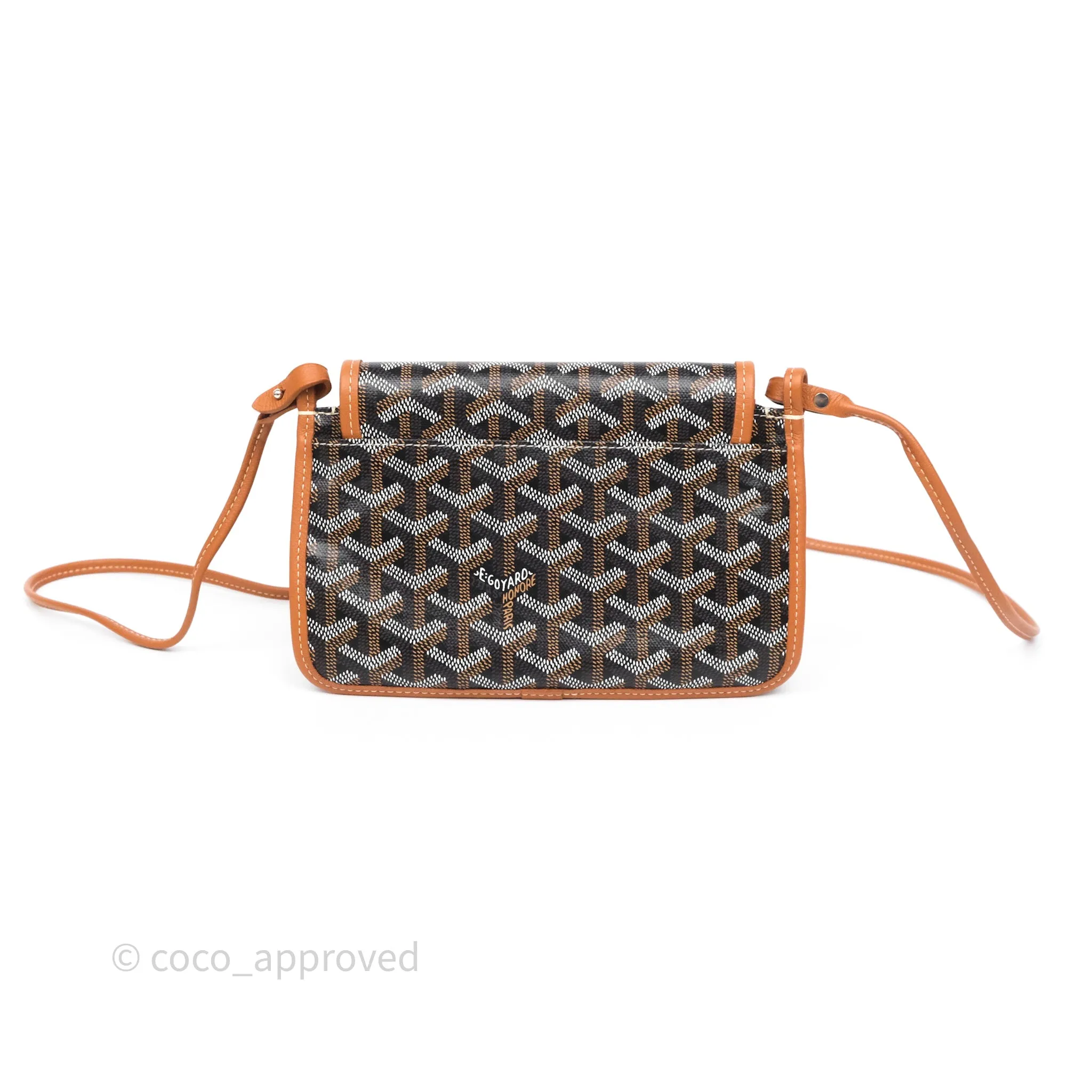 Goyard Plumet Pocket Wallet Tan Black