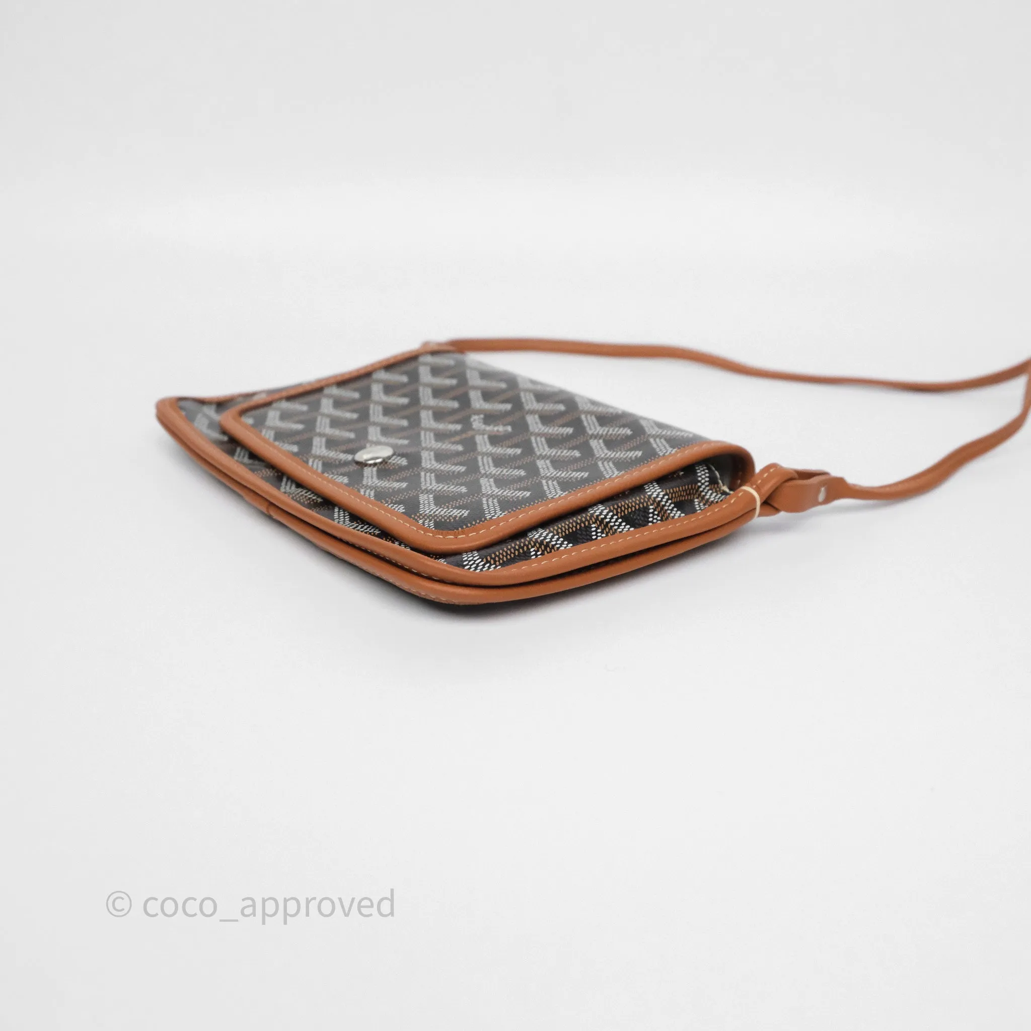 Goyard Plumet Pocket Wallet Tan Black