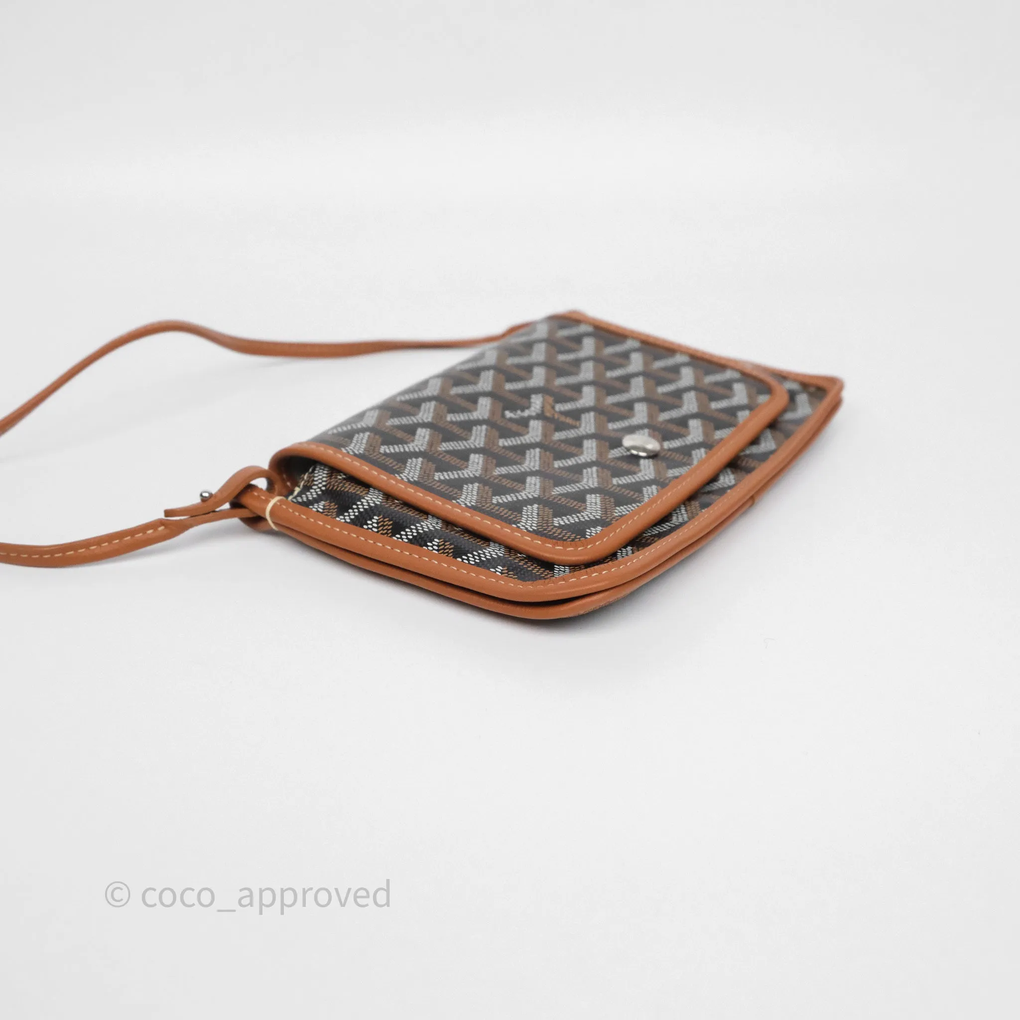 Goyard Plumet Pocket Wallet Tan Black
