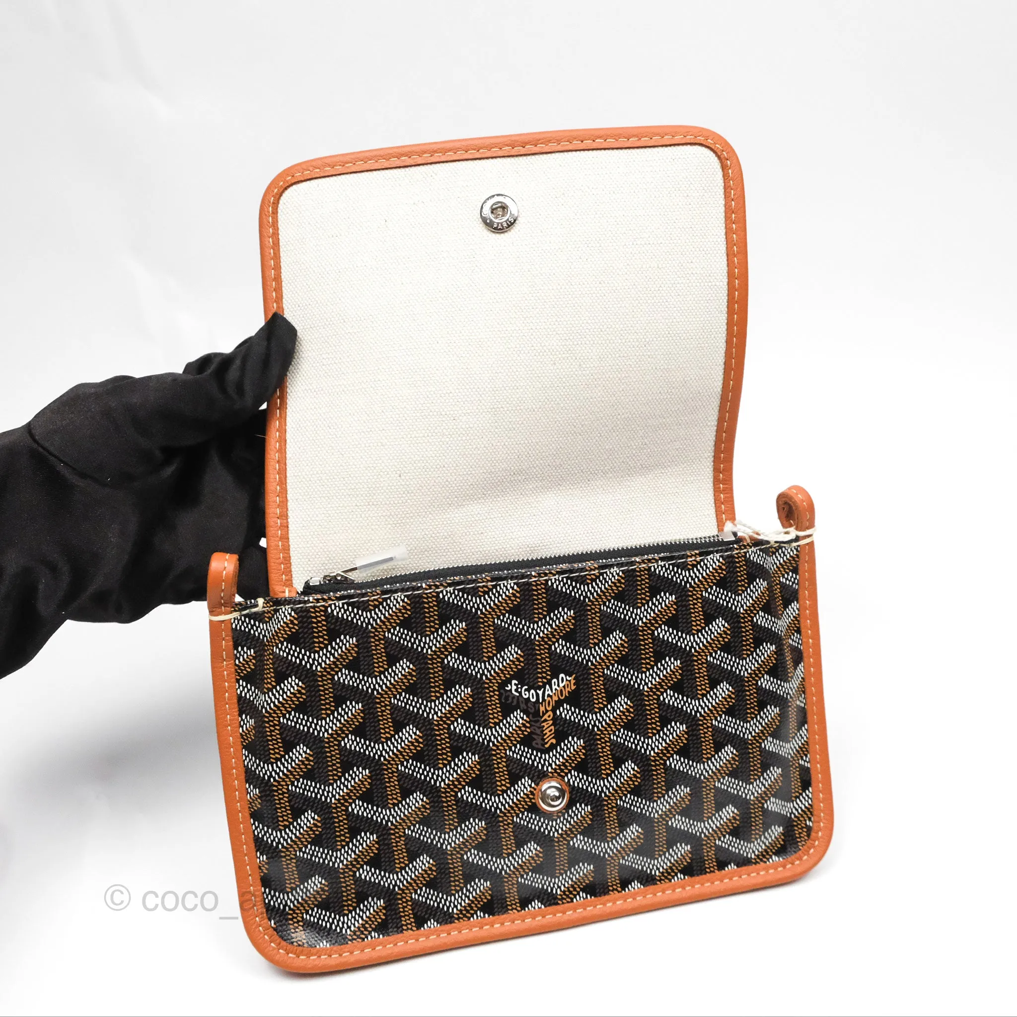Goyard Plumet Pocket Wallet Tan