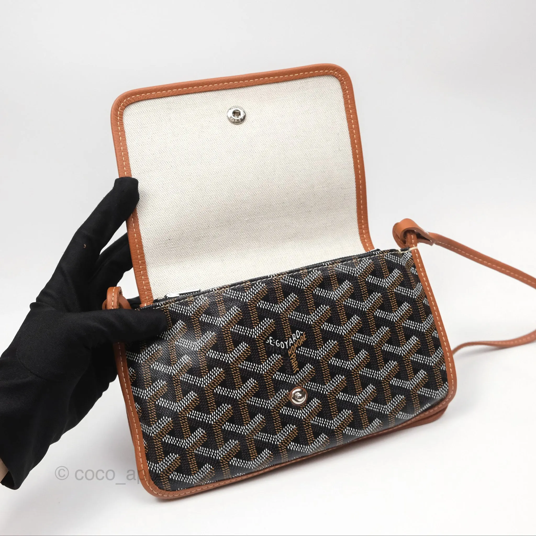 Goyard Plumet Pocket Wallet Tan