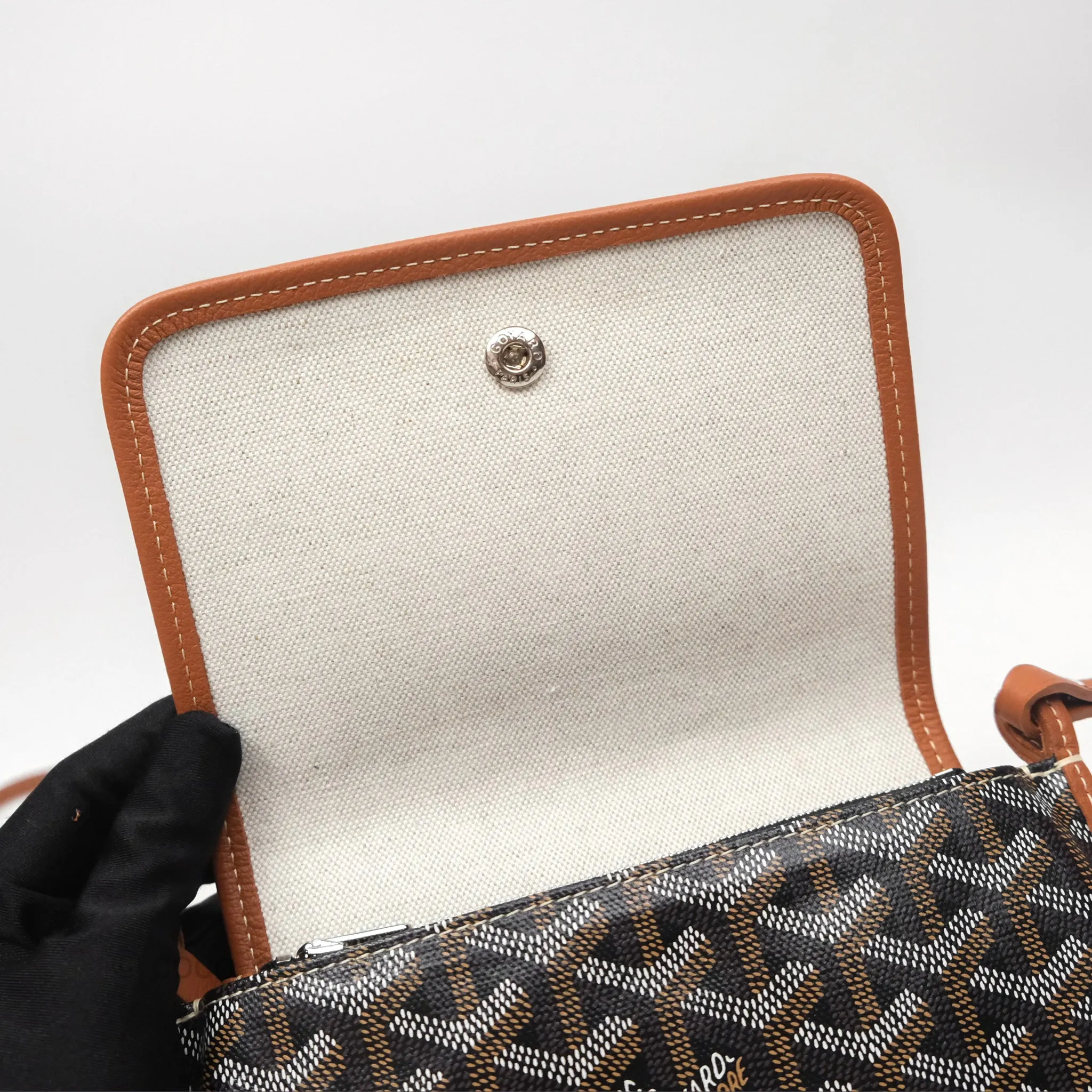 Goyard Plumet Pocket Wallet Tan