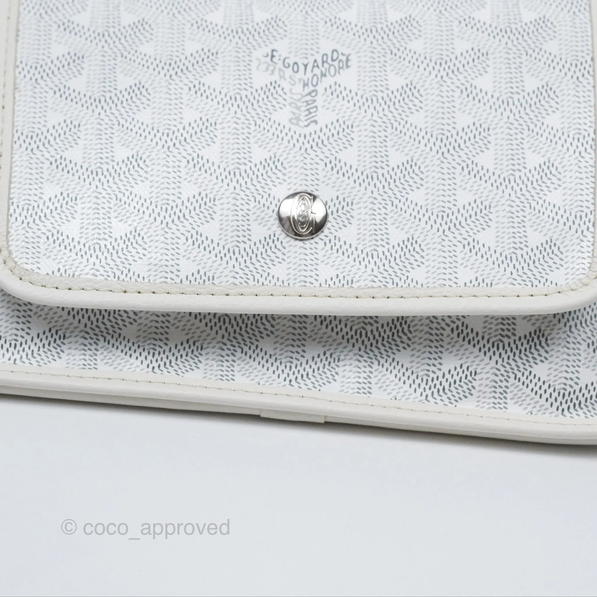 Goyard Plumet Pocket Wallet White