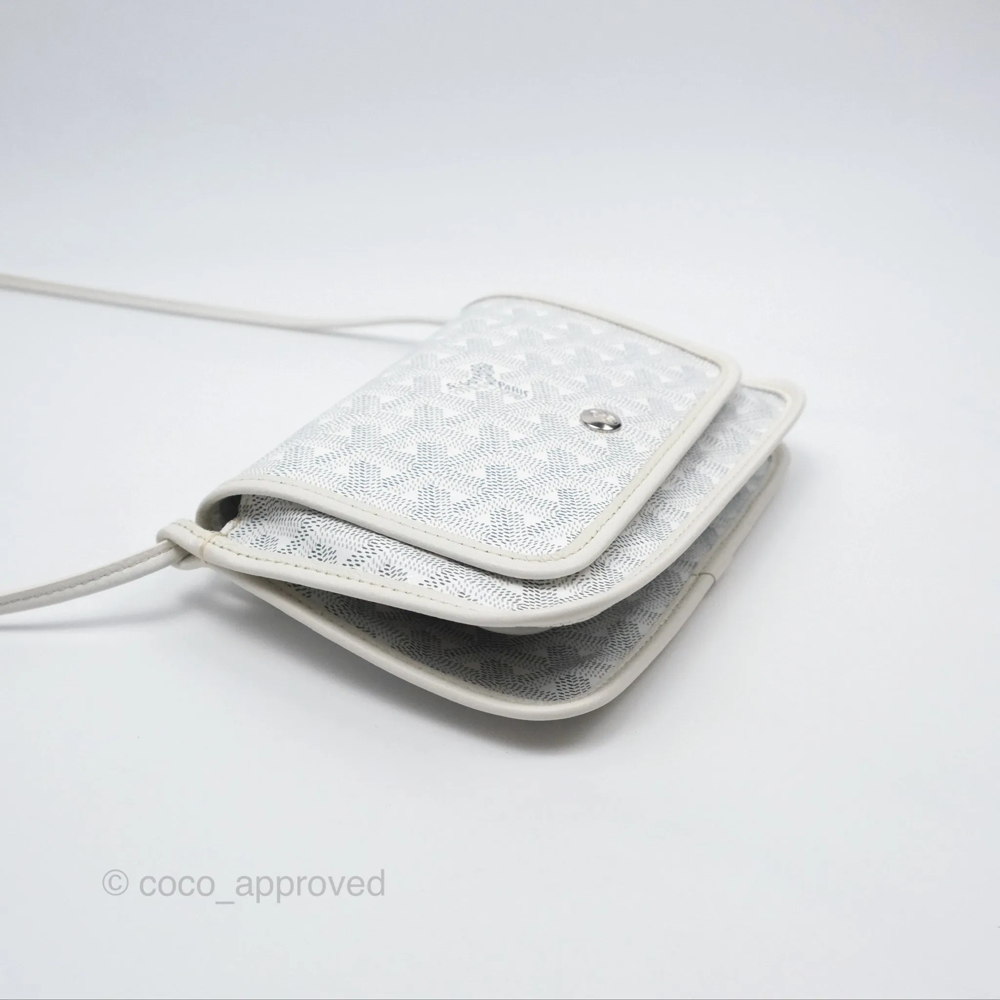 Goyard Plumet Pocket Wallet White