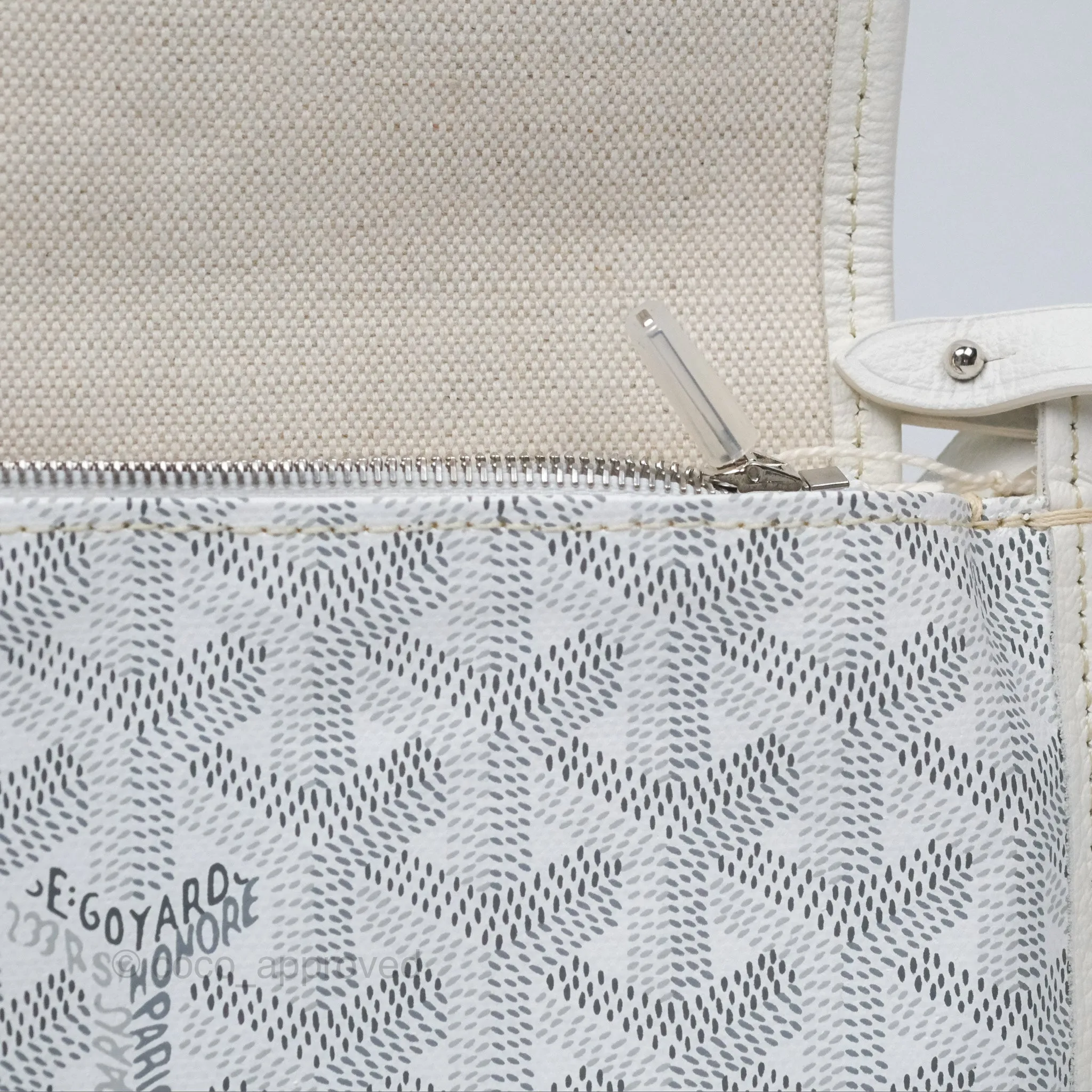 Goyard Plumet Pocket Wallet White