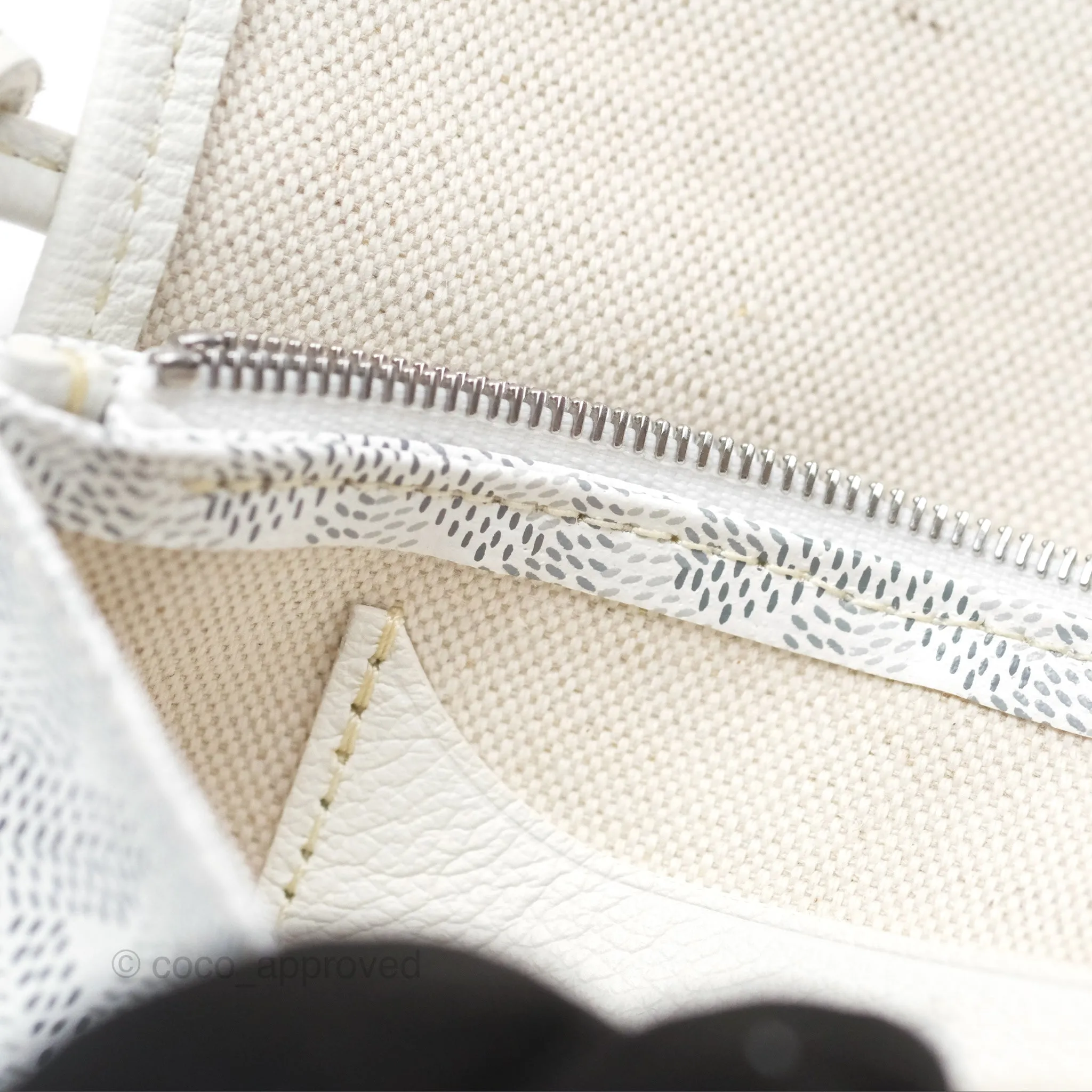 Goyard Plumet Pocket Wallet White