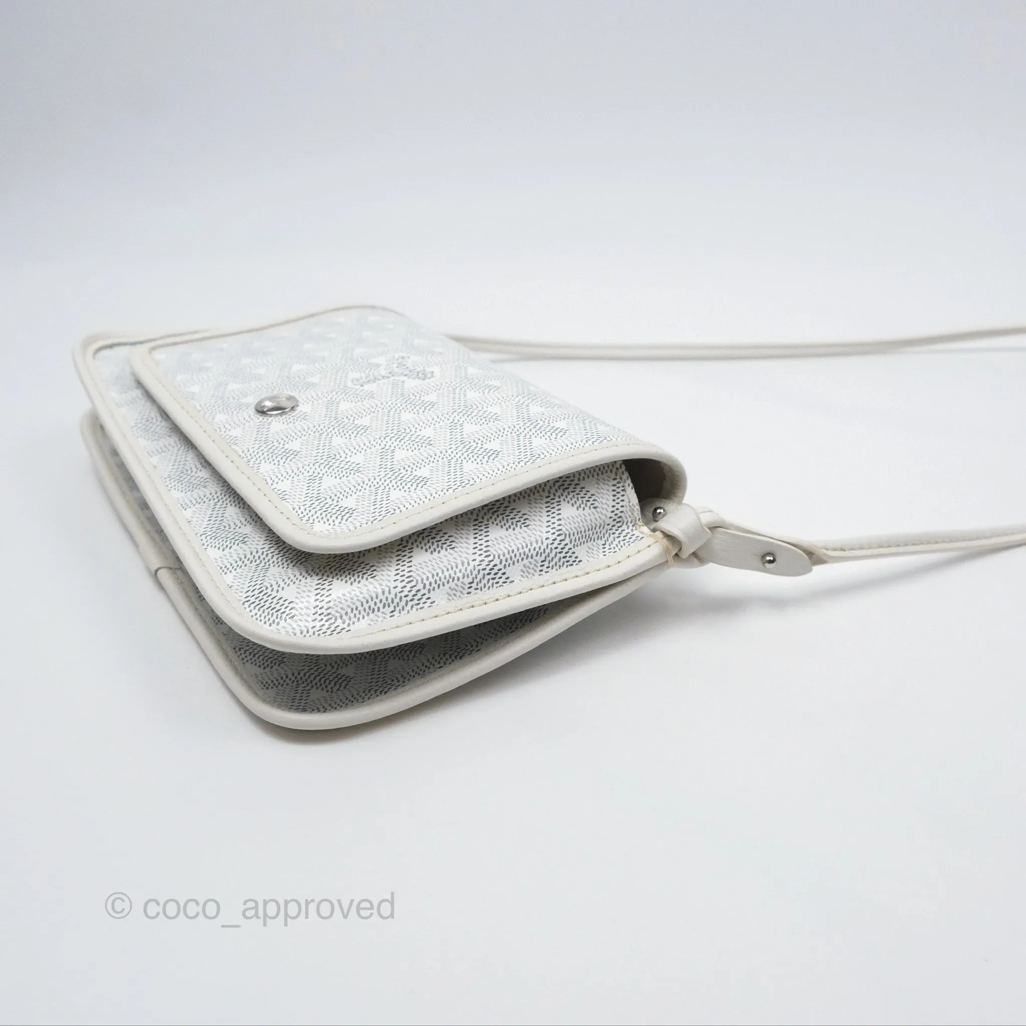 Goyard Plumet Pocket Wallet White