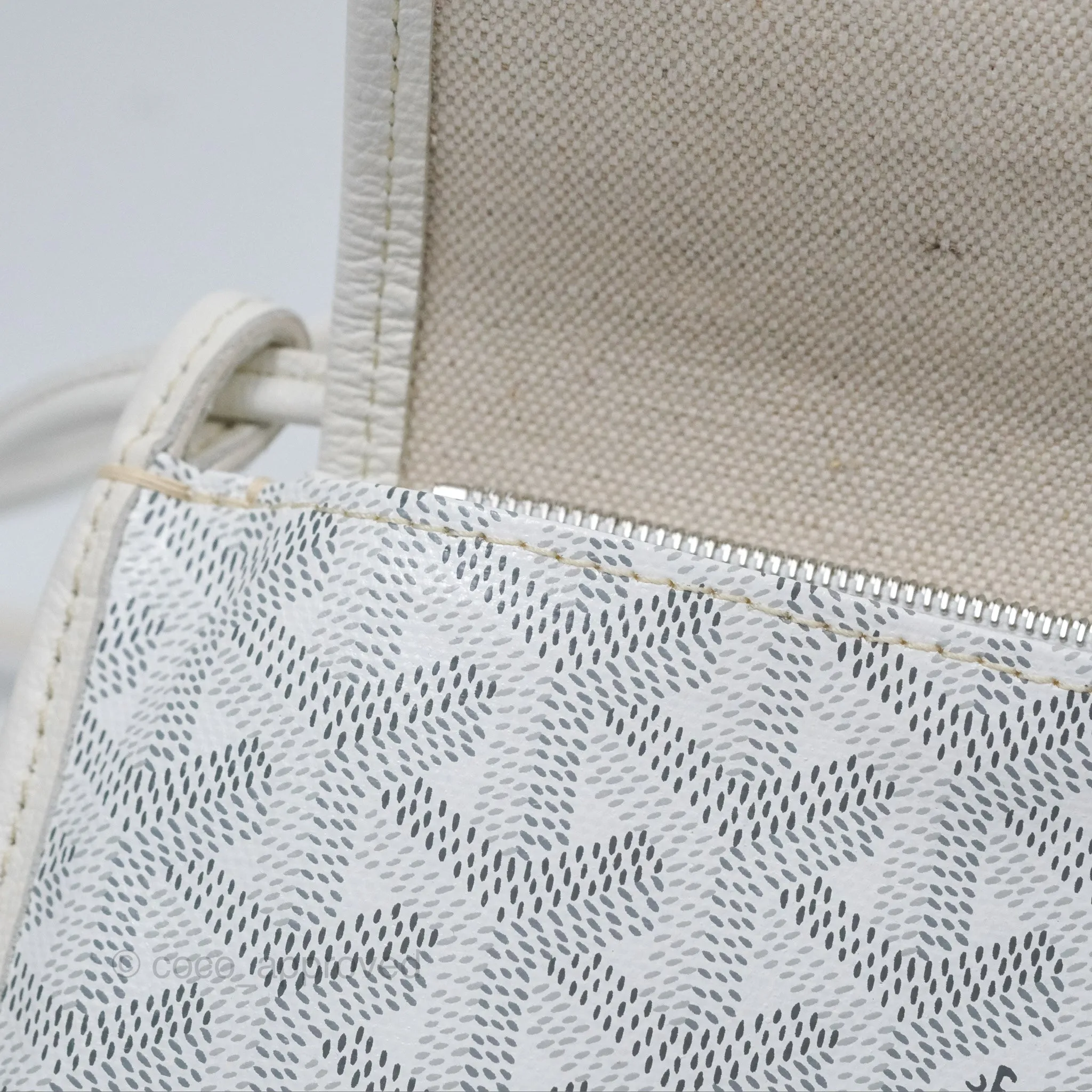 Goyard Plumet Pocket Wallet White