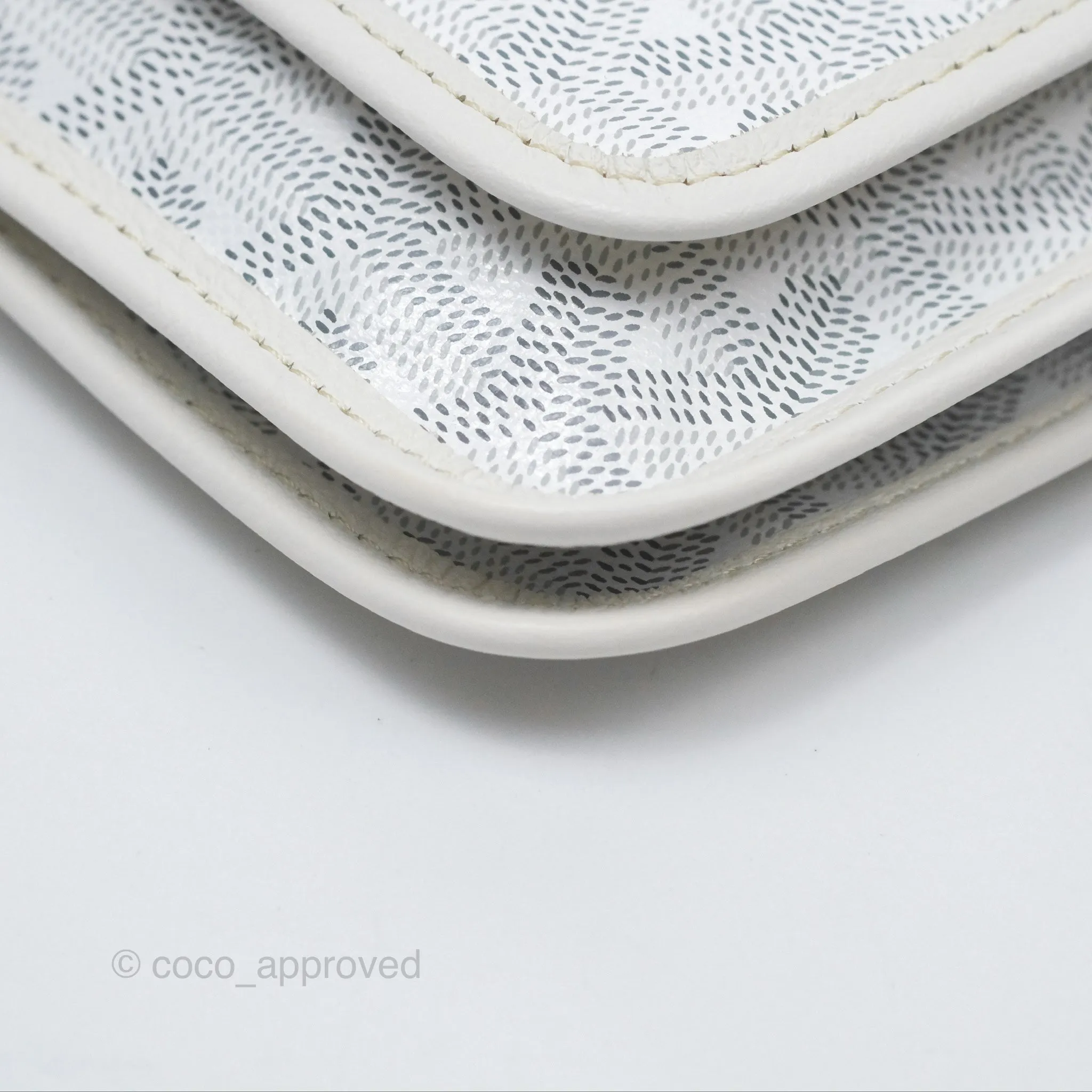 Goyard Plumet Pocket Wallet White