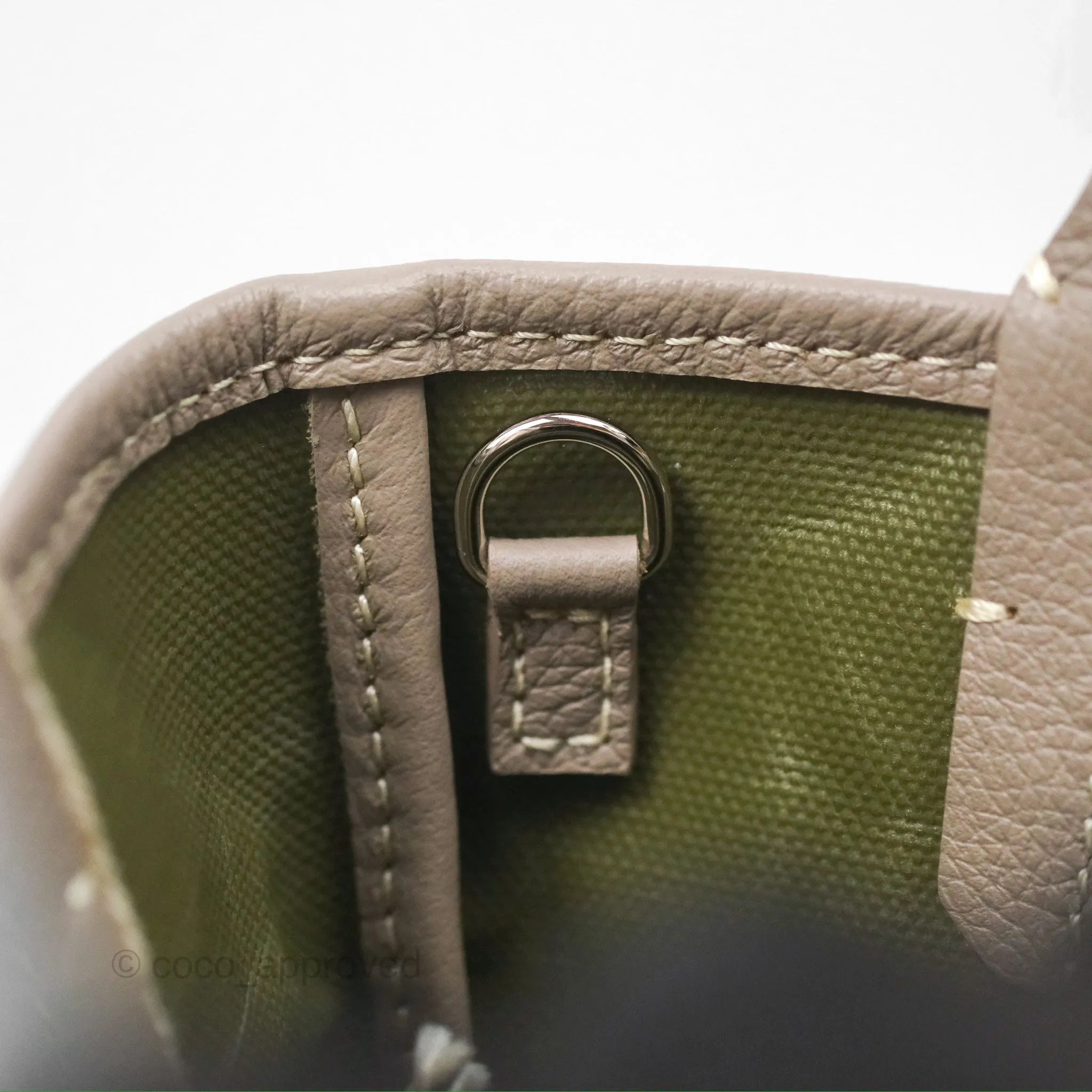 Goyard Poitiers Claire Voie Tote Canvas Khaki