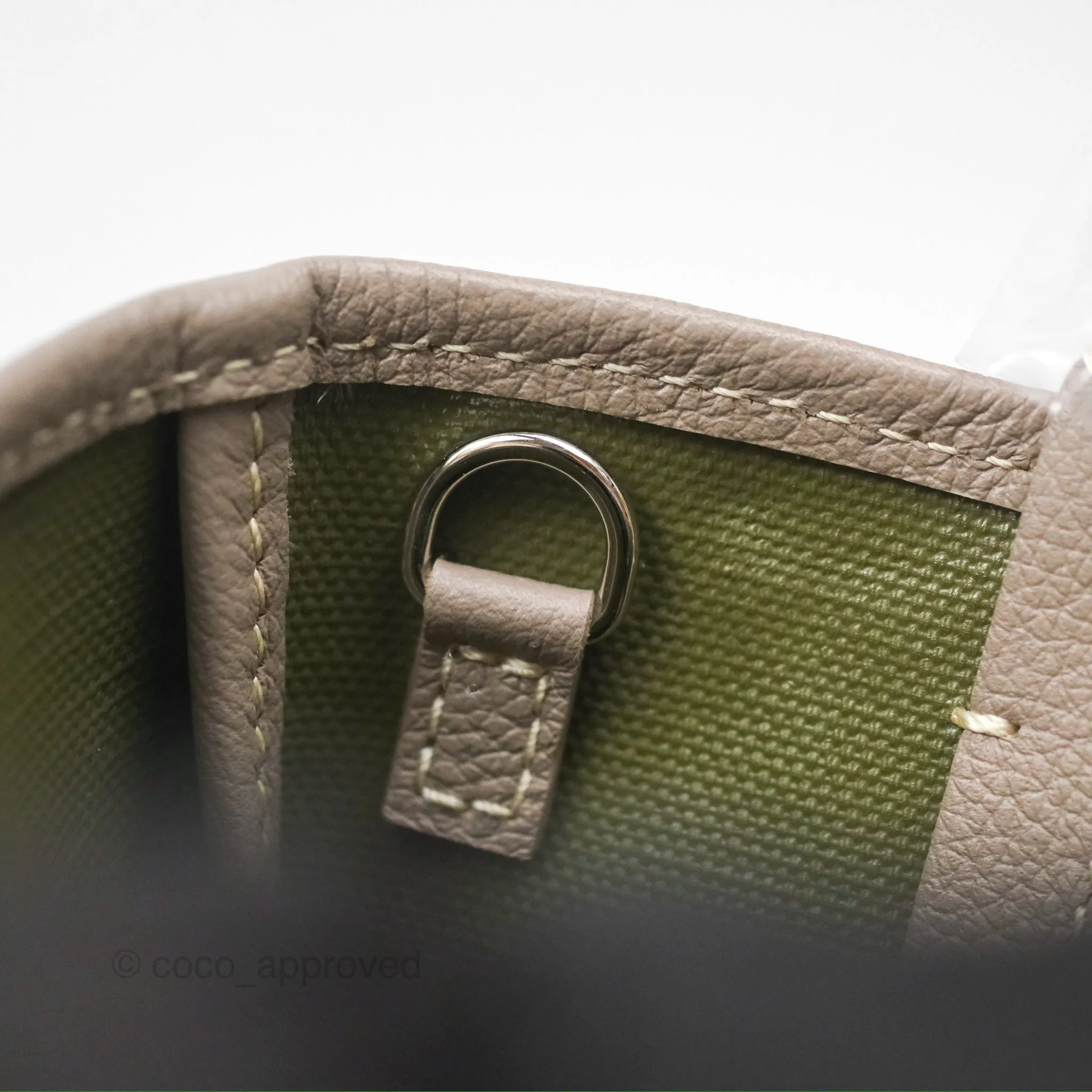 Goyard Poitiers Claire Voie Tote Canvas Khaki