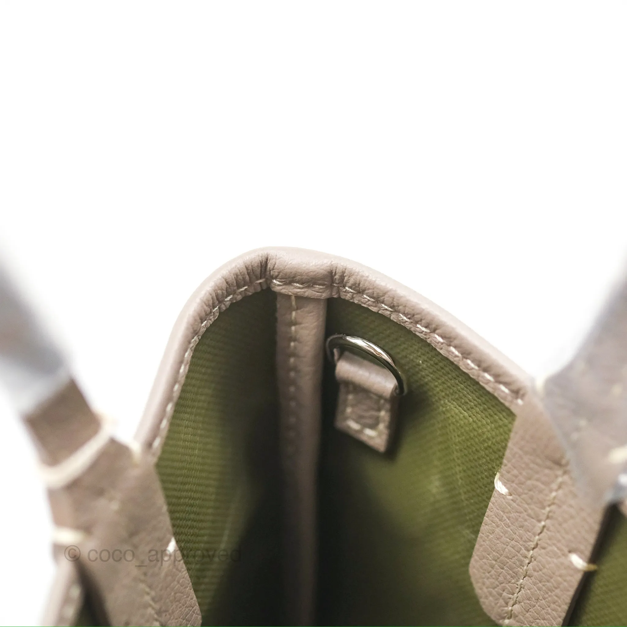 Goyard Poitiers Claire Voie Tote Canvas Khaki