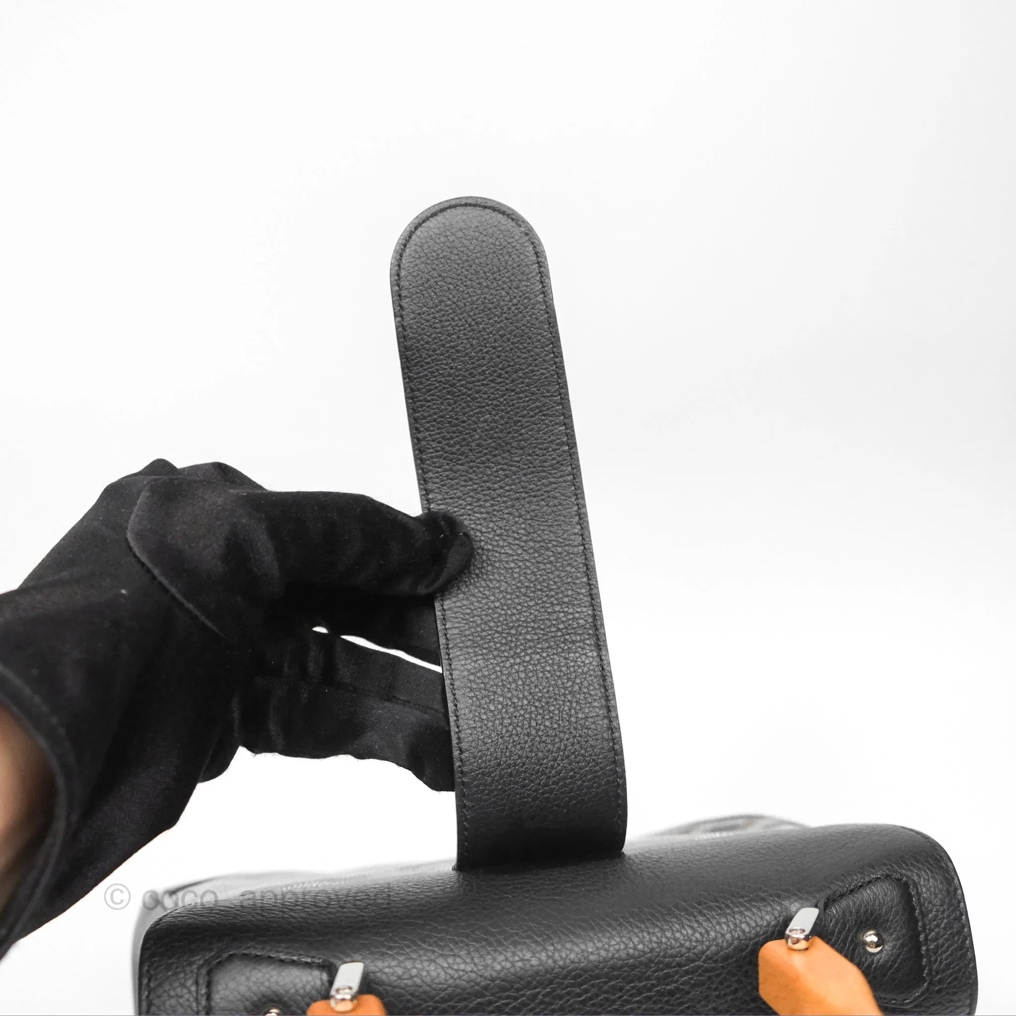 Goyard Sagon Mini Bag Chevroches Calfskin Black