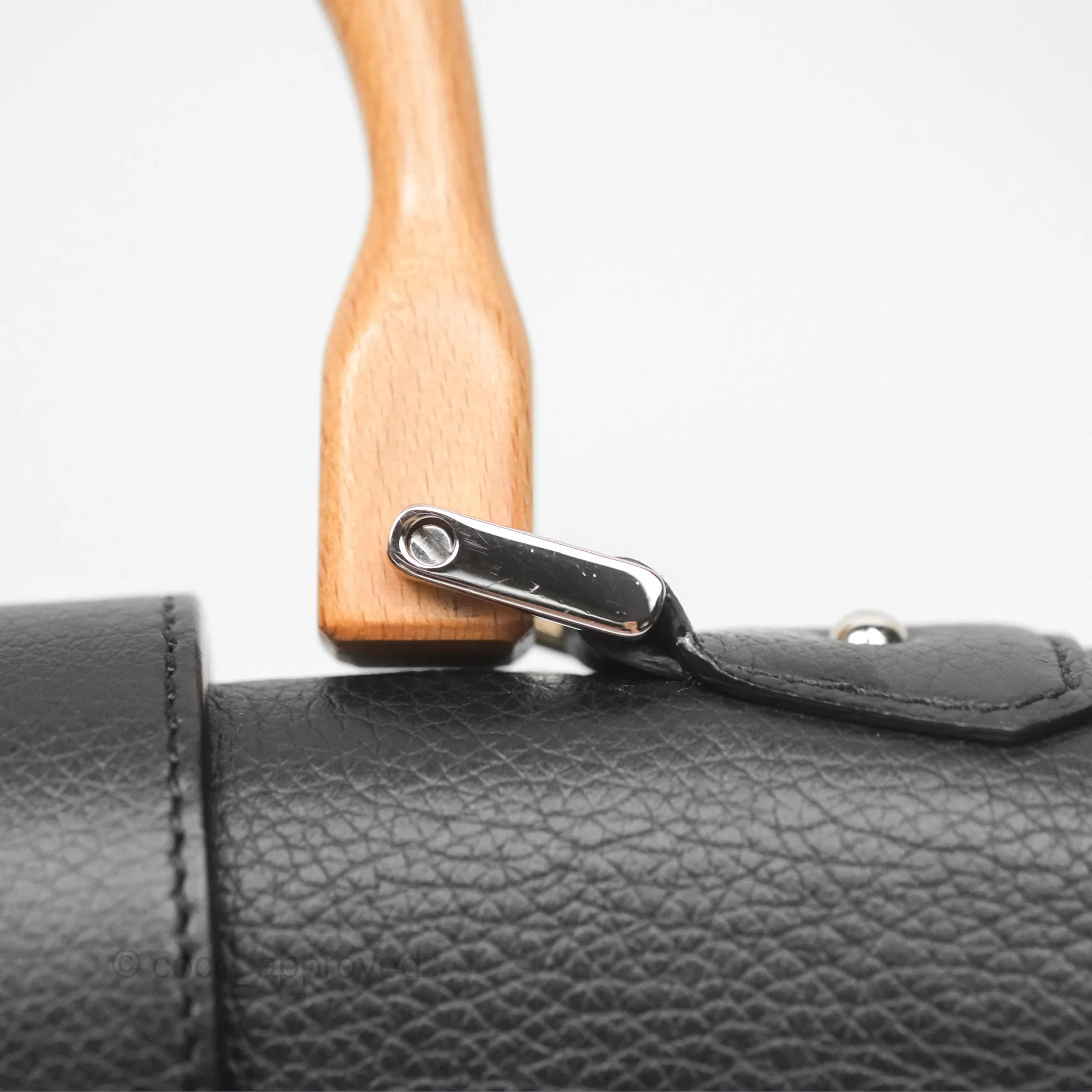 Goyard Sagon Mini Bag Chevroches Calfskin Black