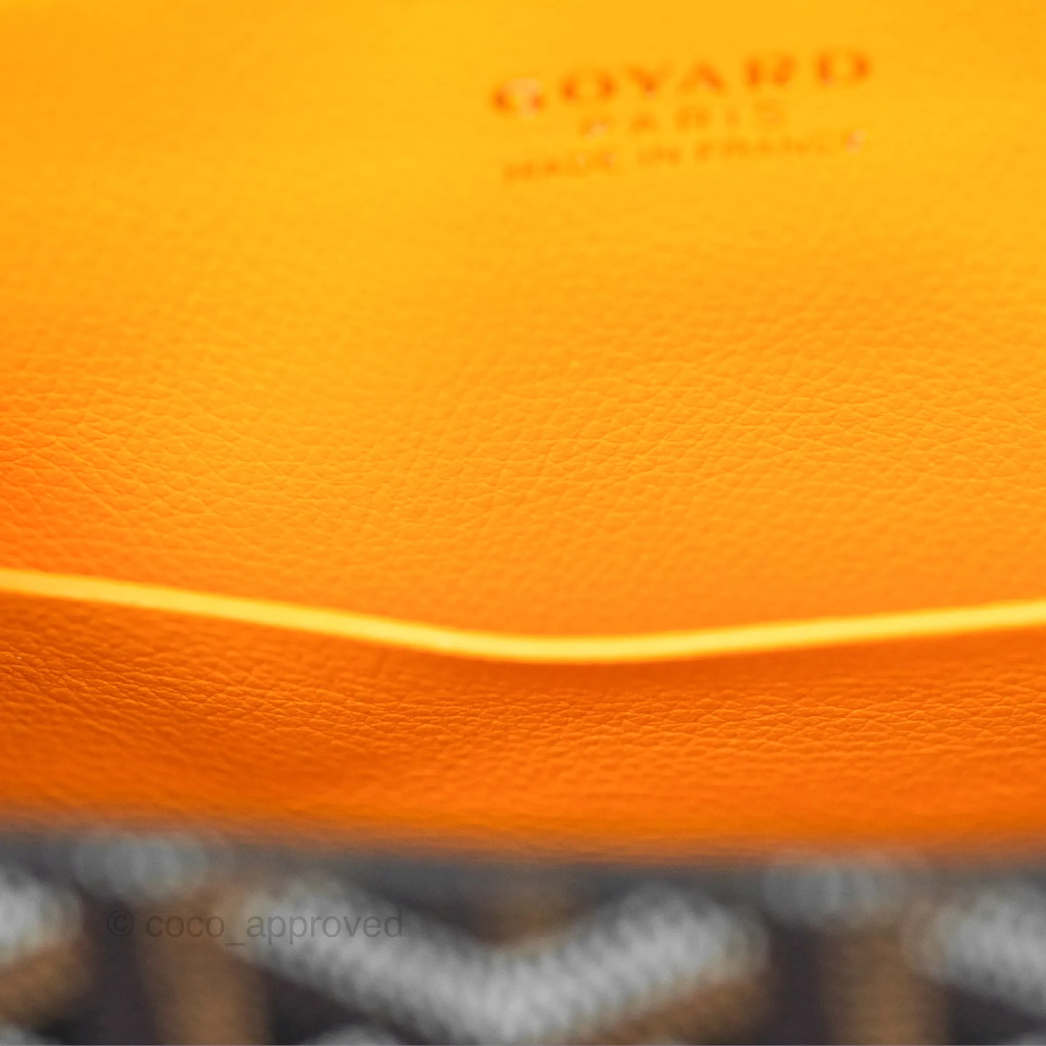 Goyard Sagon Mini Bag Chevroches Calfskin Black
