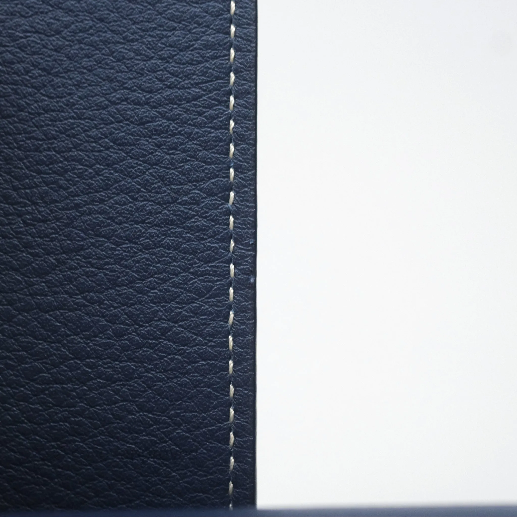 Goyard Sagon Mini Bag Navy Goyardine Canvas/ Chevroches Calfskin