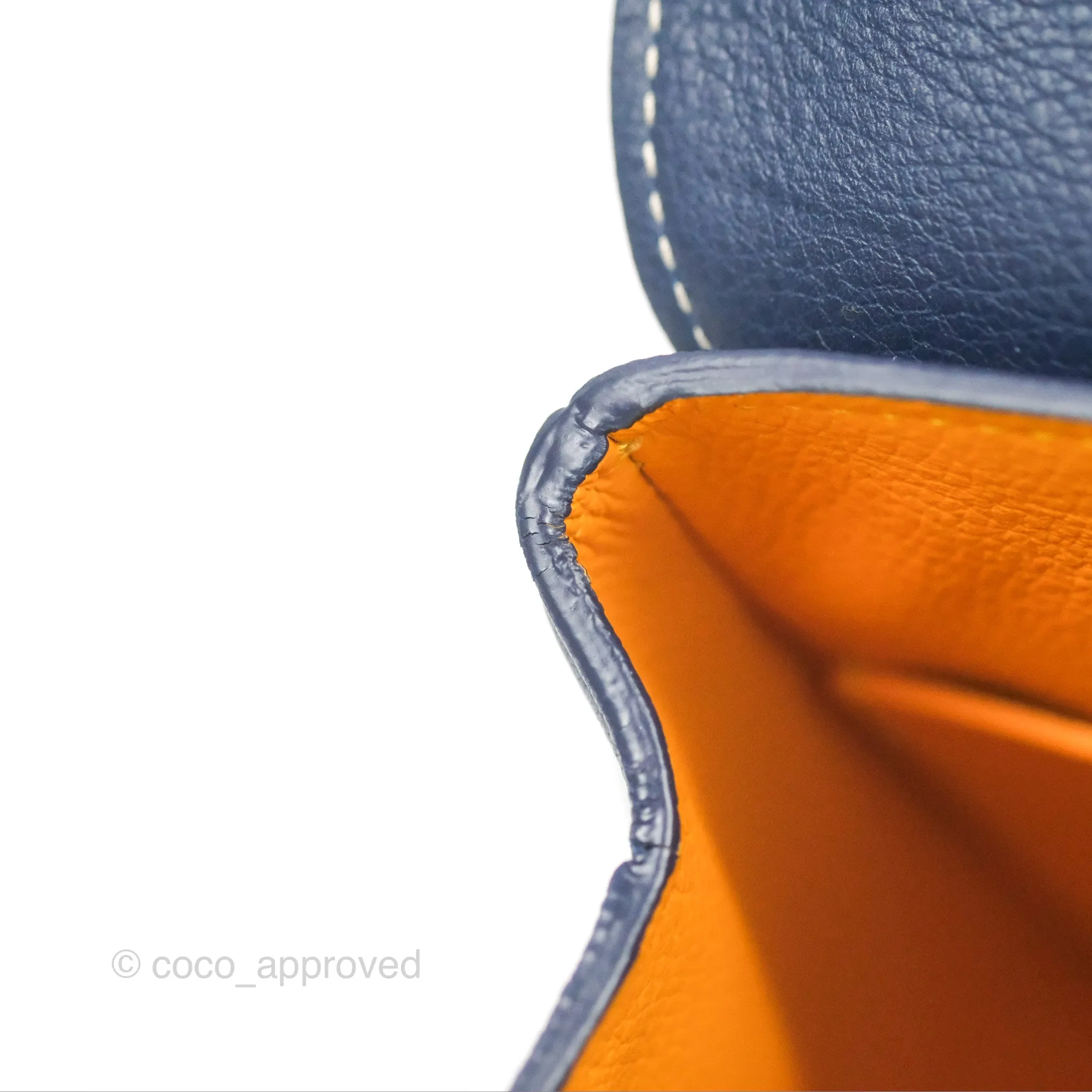 Goyard Sagon Mini Bag Navy Goyardine Canvas/Chevroches Calfskin