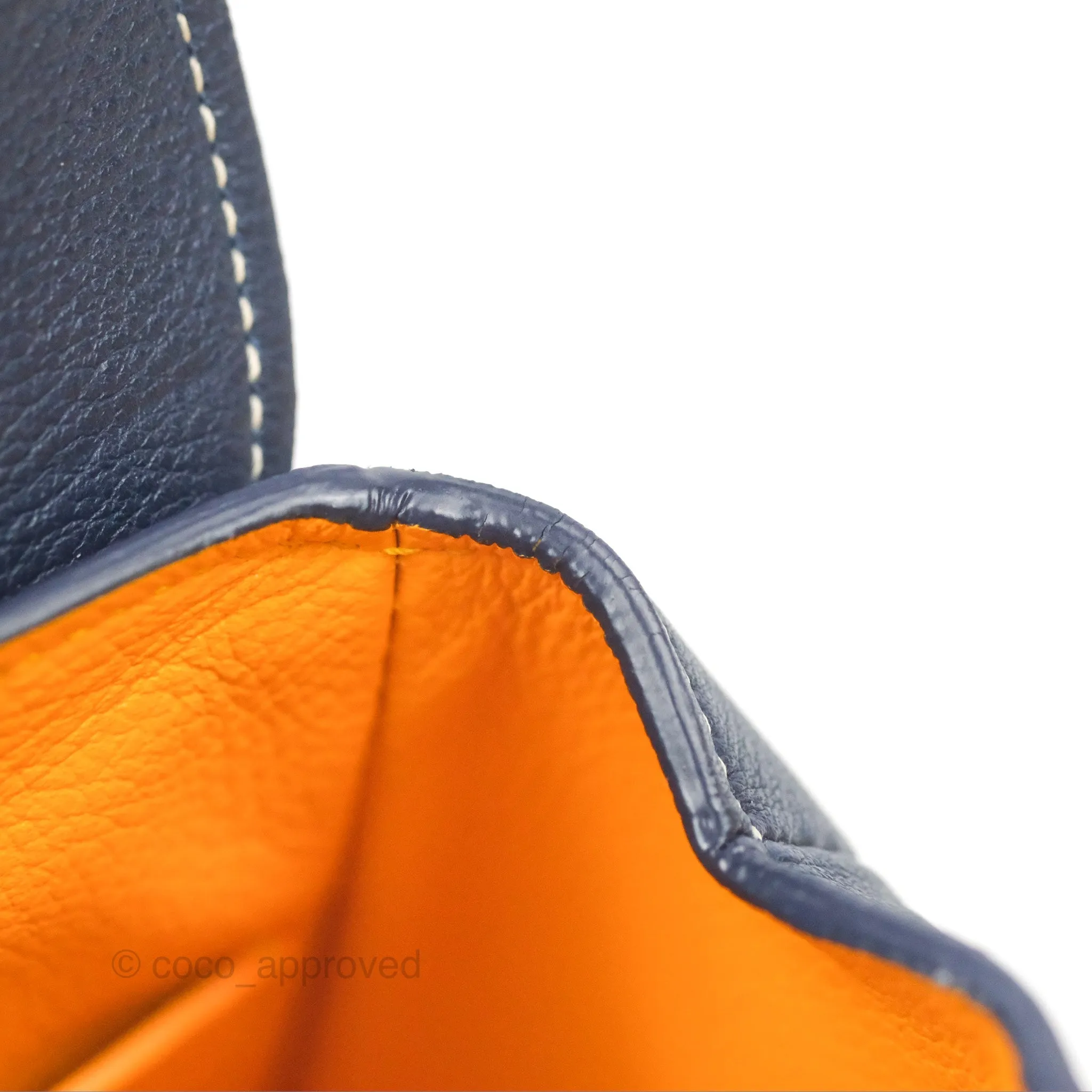 Goyard Sagon Mini Bag Navy Goyardine Canvas/Chevroches Calfskin