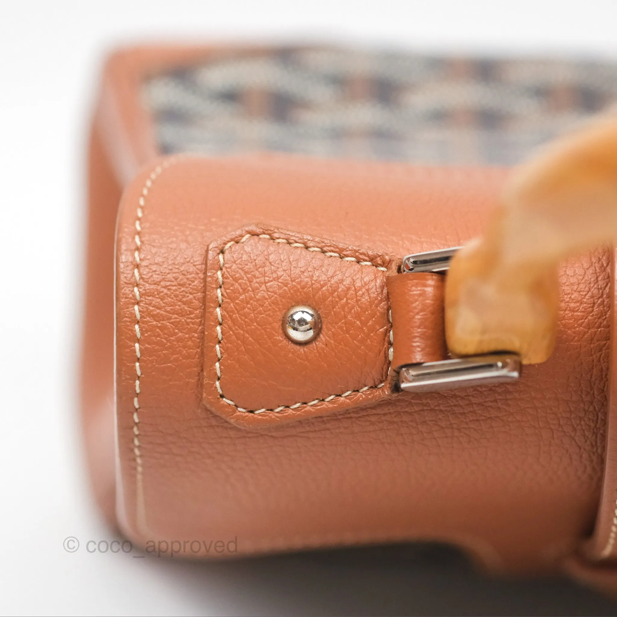 Goyard Sagon Mini Bag Tan Goyardine Canvas/Chevroches Calfskin