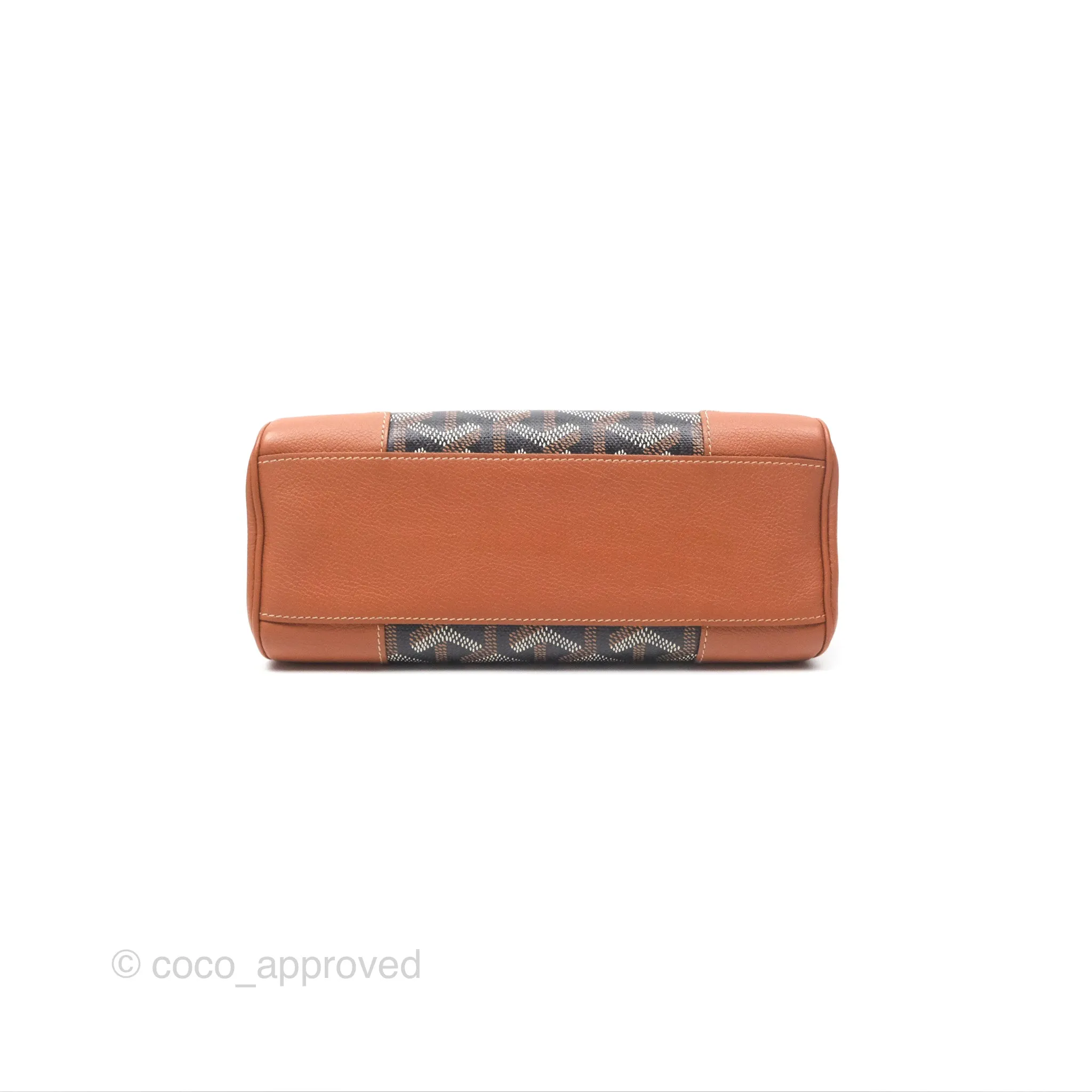 Goyard Sagon Mini Bag Tan Goyardine Canvas/Chevroches Calfskin