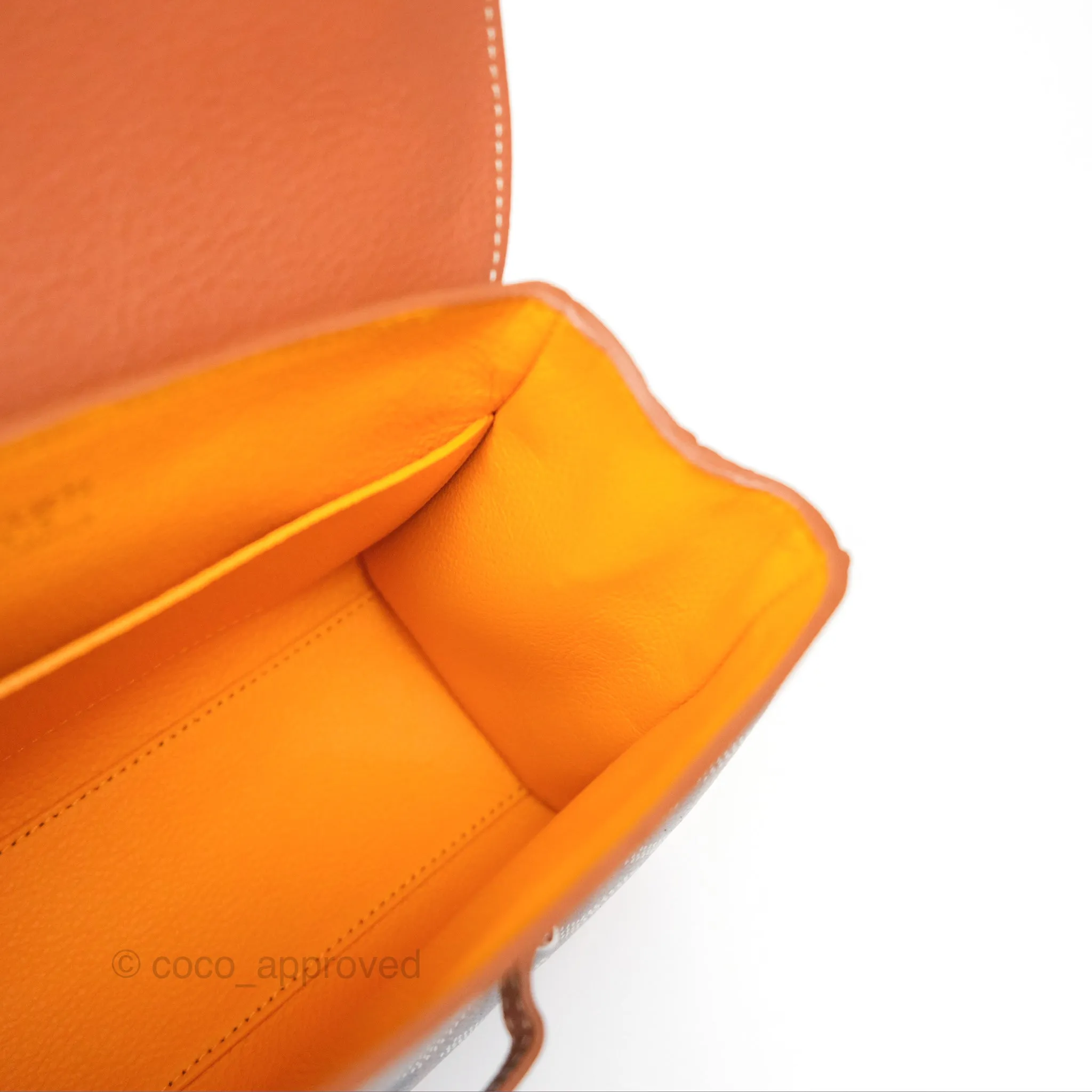 Goyard Sagon Mini Bag Tan Goyardine Canvas/Chevroches Calfskin