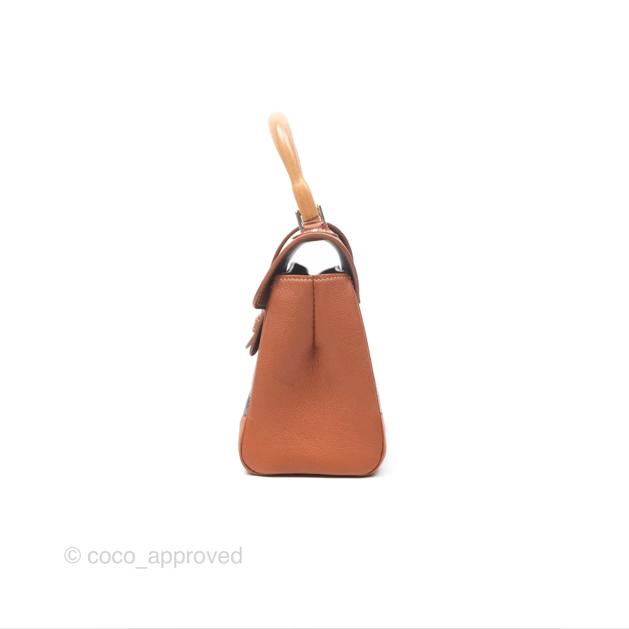 Goyard Sagon Mini Bag Tan Goyardine Canvas/Chevroches Calfskin