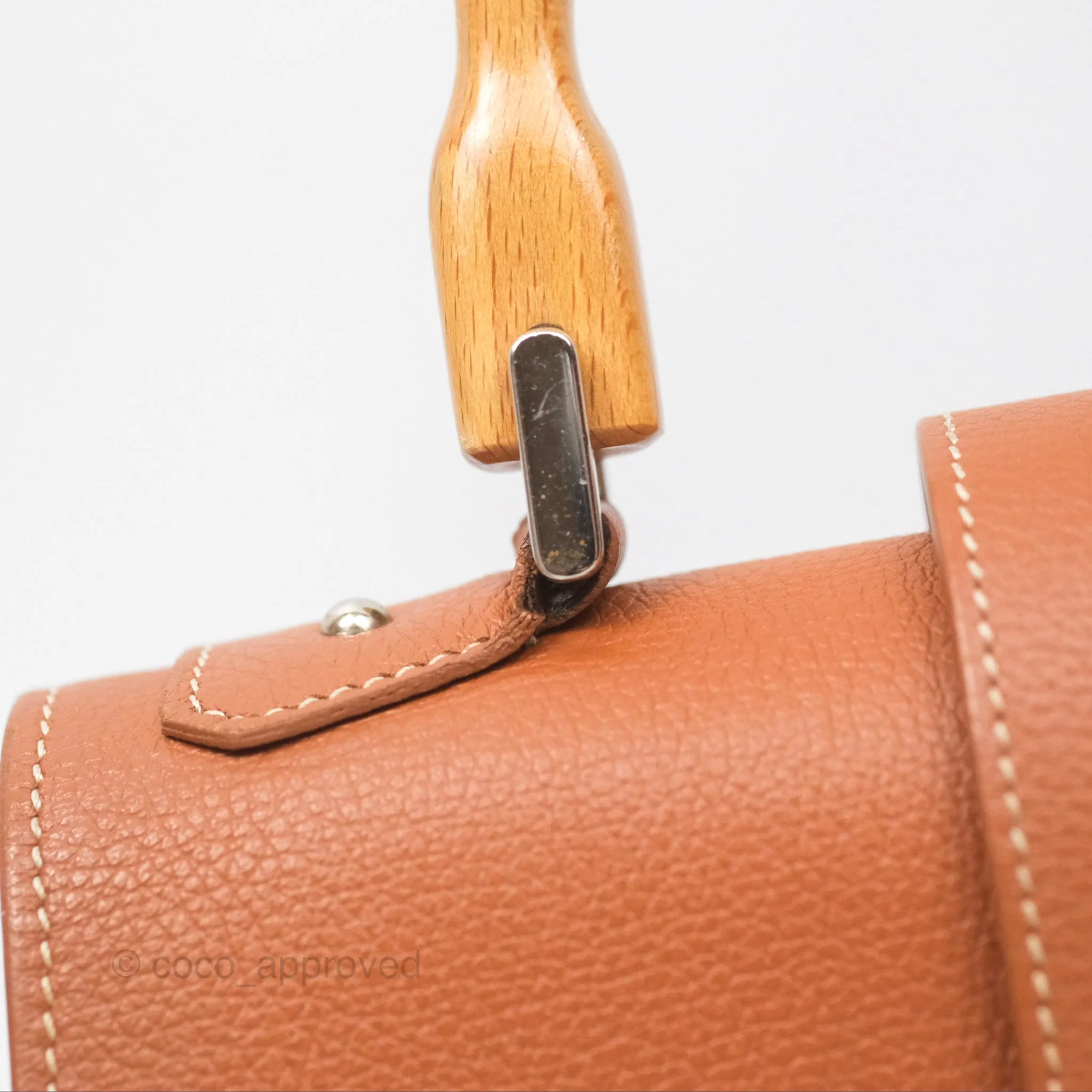 Goyard Sagon Mini Bag Tan Goyardine Canvas/Chevroches Calfskin