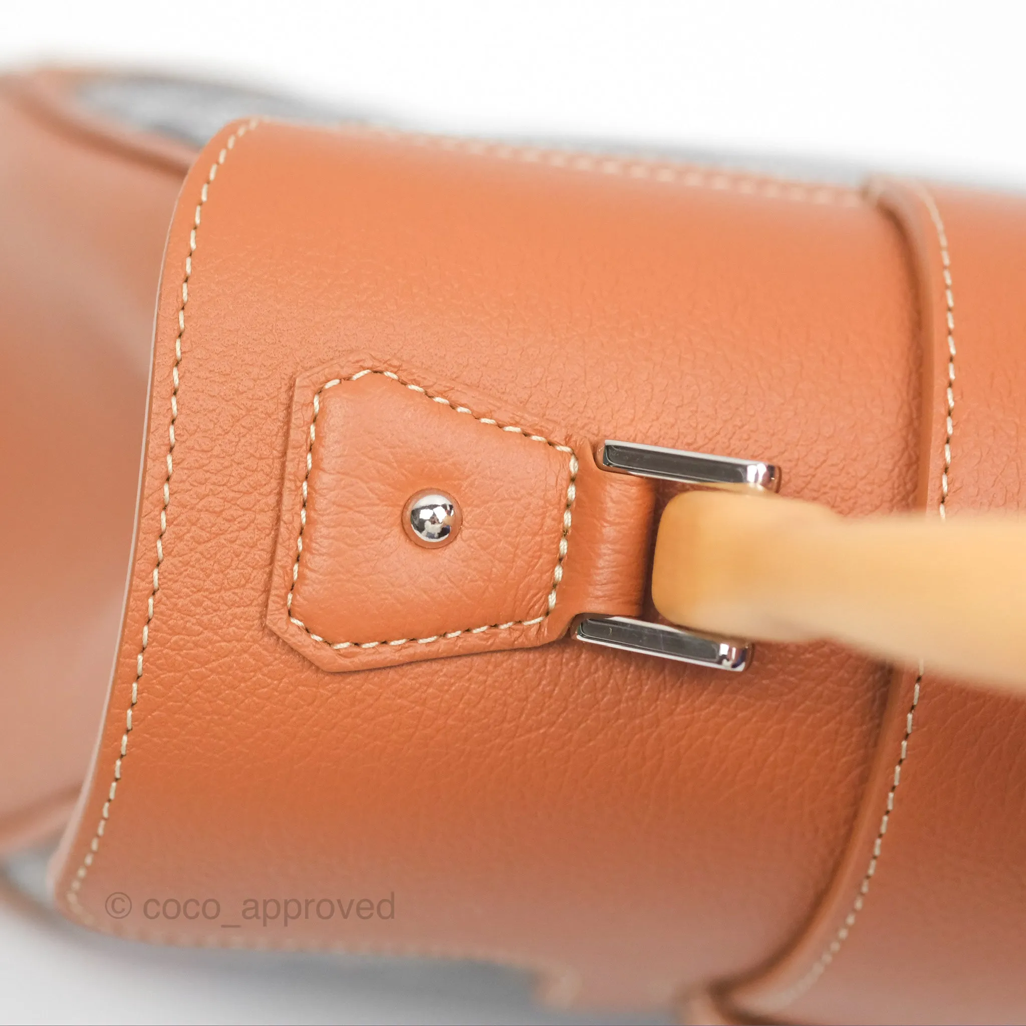 Goyard Sagon Mini Bag Tan Goyardine Canvas/Chevroches Calfskin