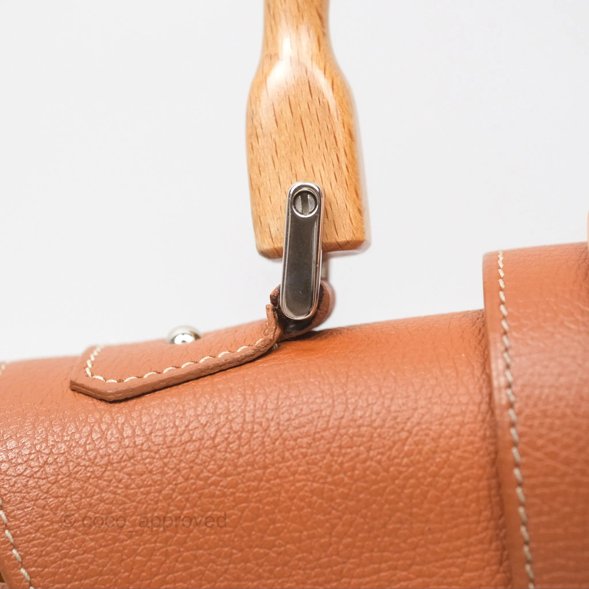 Goyard Sagon Mini Bag Tan Goyardine Canvas/Chevroches Calfskin