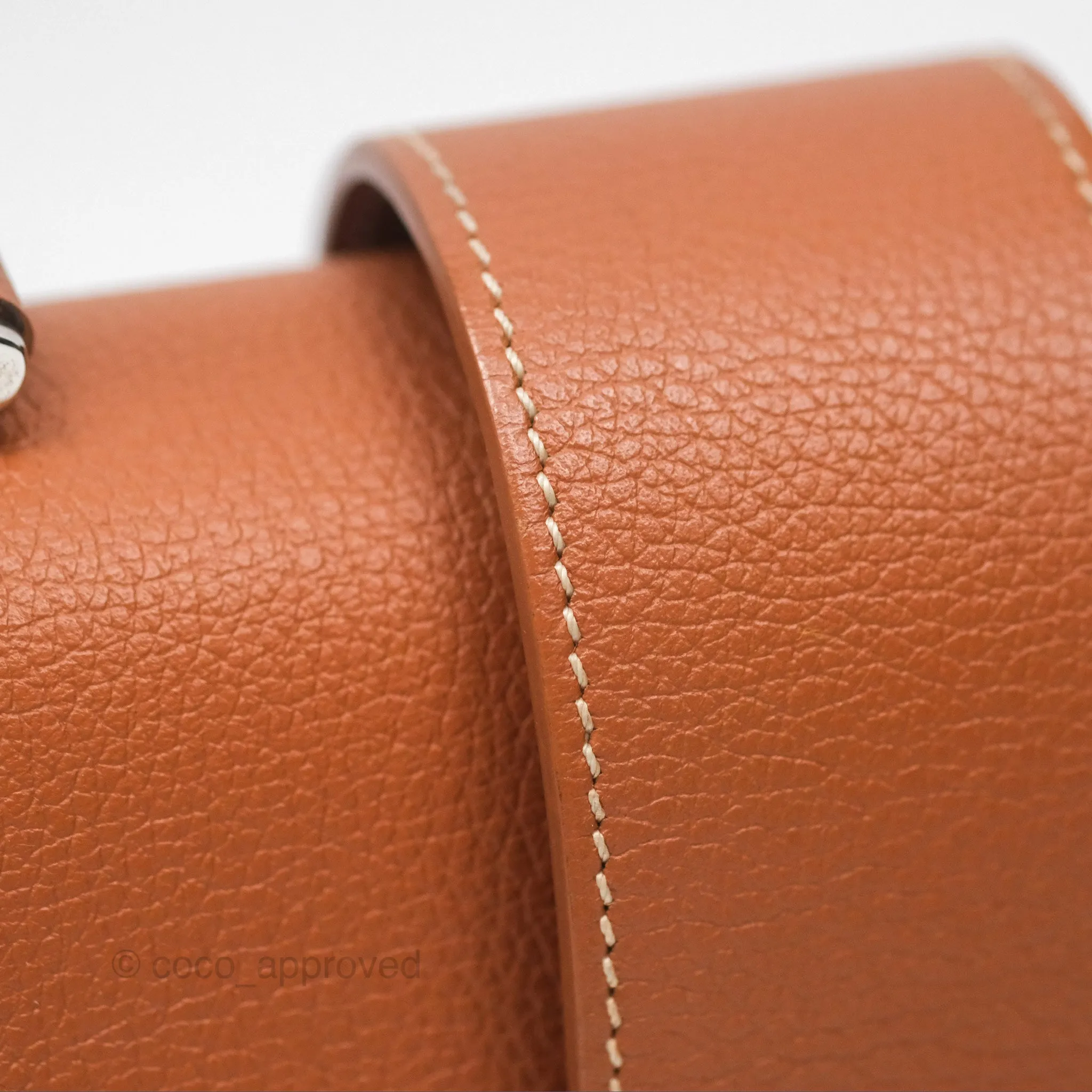 Goyard Sagon Mini Bag Tan Goyardine Canvas/Chevroches Calfskin