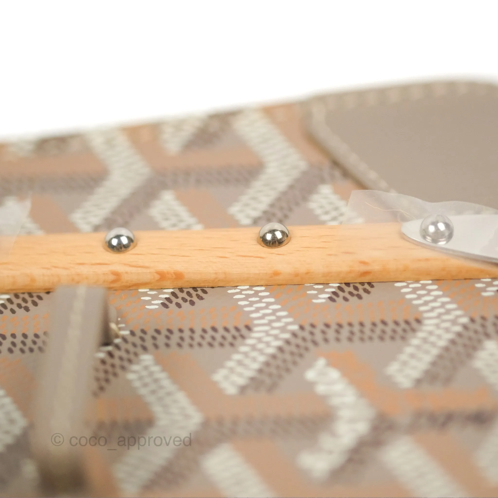 Goyard Sagon Structur Nano Bag Grege Silver Hardware