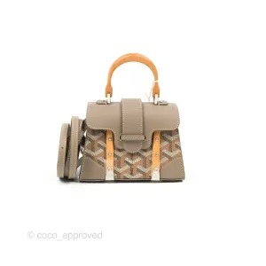 Goyard Sagon Structur Nano Bag Grege Silver Hardware