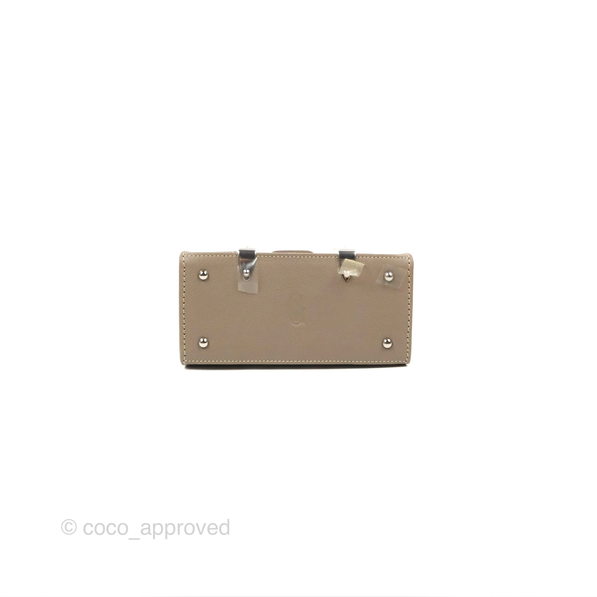 Goyard Sagon Structur Nano Bag Grege Silver Hardware