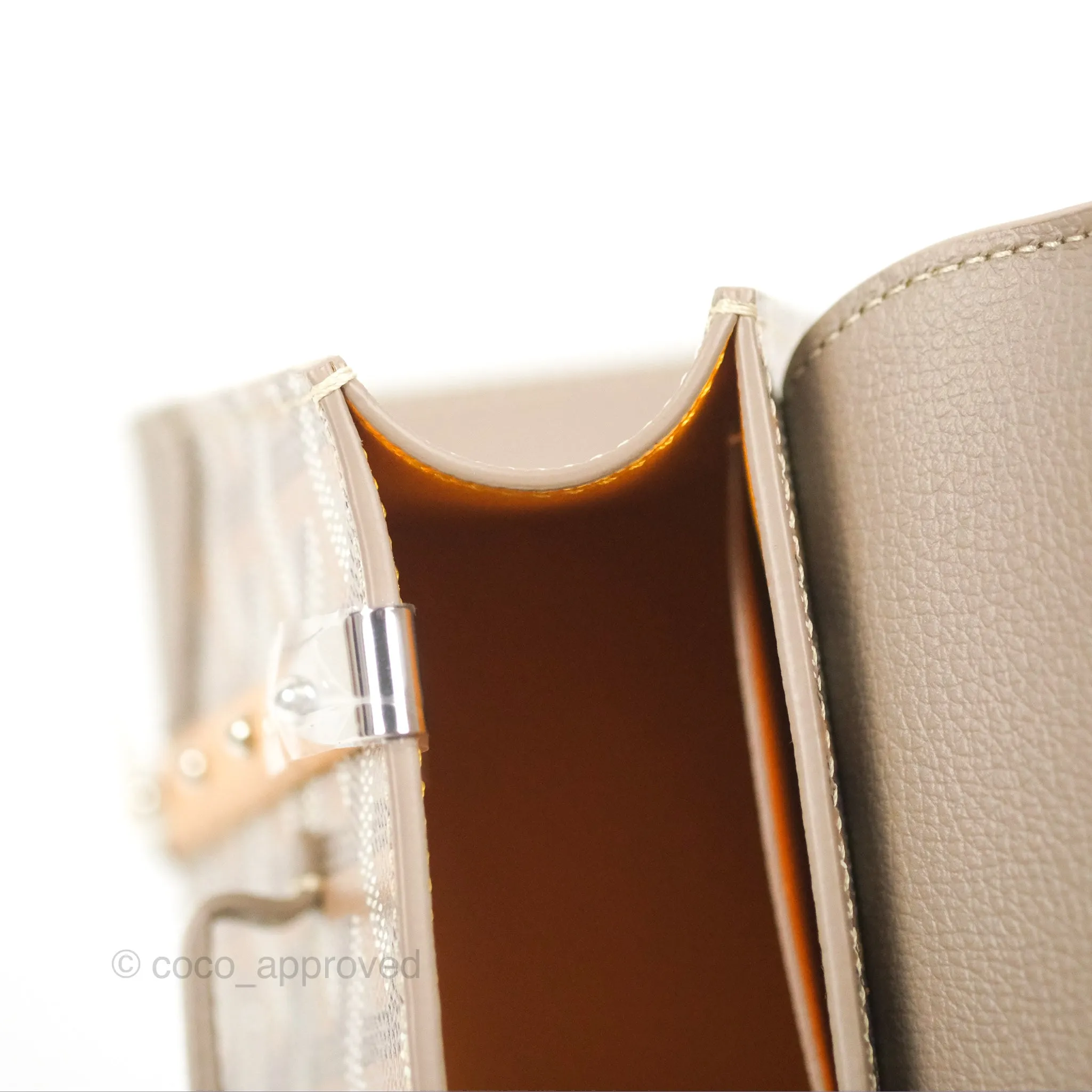 Goyard Sagon Structur Nano Bag Grege Silver Hardware